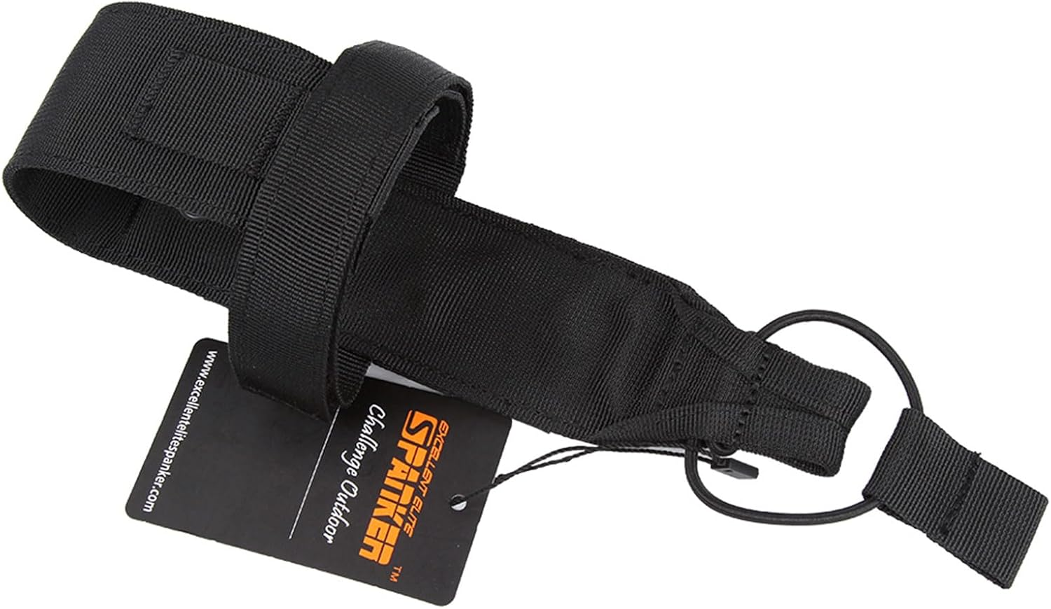 Excellent Elite Spanker Outdoor Tactics Portable Belt Bottle Holder Molle Bottle Carrier for Hunting Walking Running Cycling Hiking Can Adjust the Size - Black image number 5