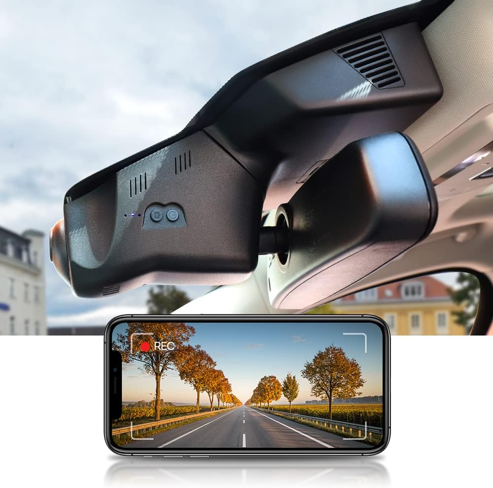Fitcamx 4K Dash Cam Suitable for Land Rover Discovery 4 2011 2012 2013 2014 2015 2016 SE S HSE P300 (Model B/L462), OEM Style, 2160P UHD Video Wifi APP, Loop Recording G-Sensor, Plug & Play, 64GB Card