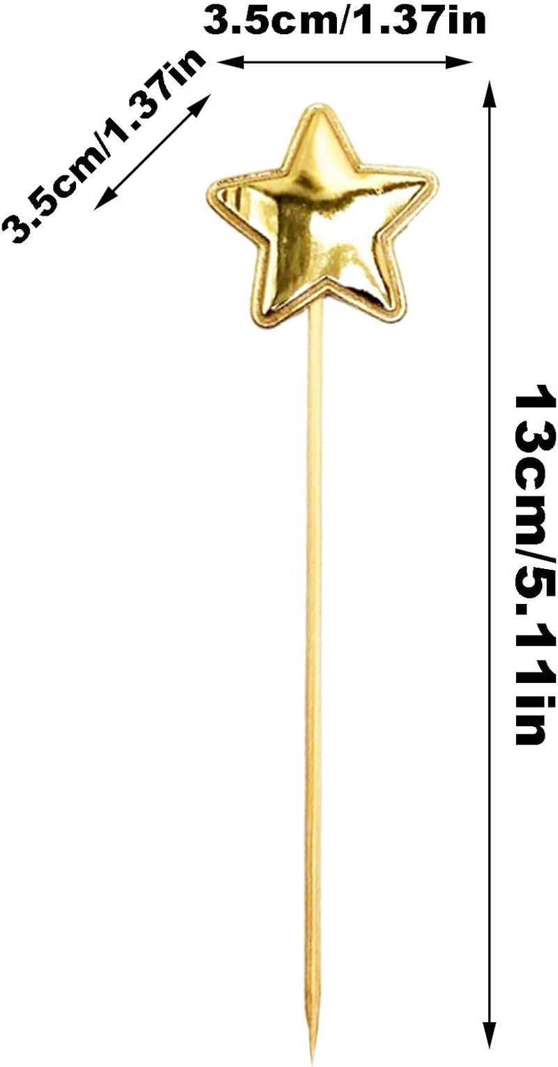 Kids Birthday Cake Topper - 5X Birthday Cake Toppers for Boys,Food-Grade Glitter Decorative Cupcake Picks for Children Birthday Cake Decor