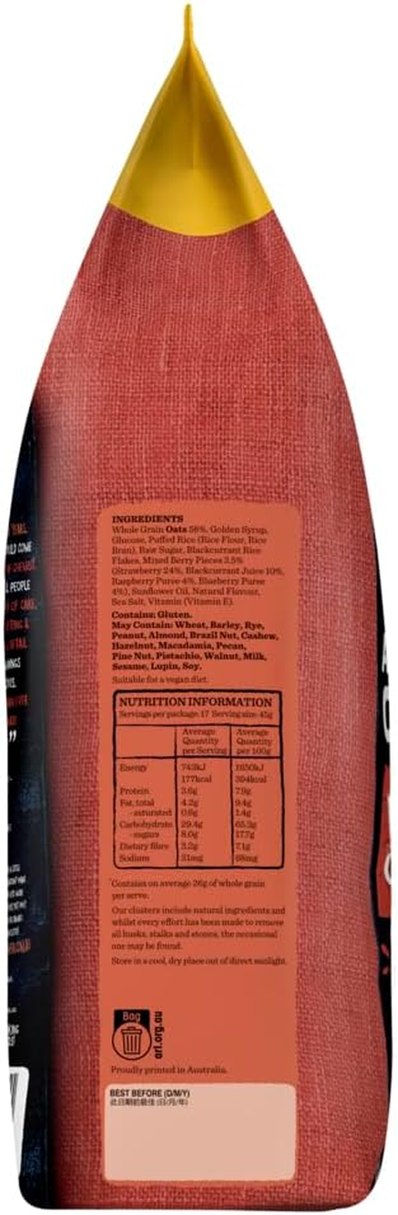 Carman'S Berry Crunch Clusters 800G image number 2