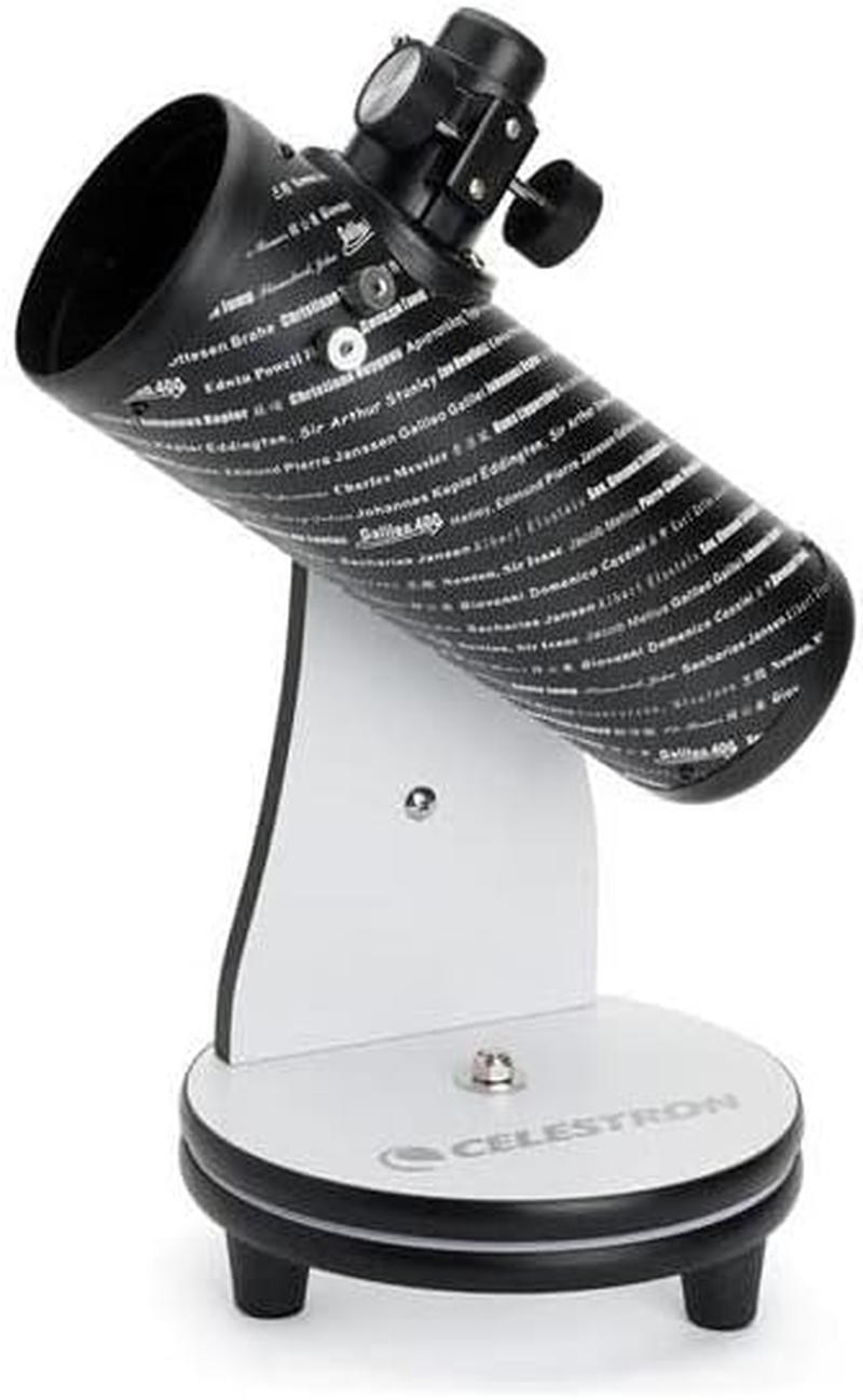 Celestron Firstscope Beginners Astronomy Telescope for Moon, Planets and Stars, 72Mm Aperture, Dobsonian-Style Tabletop Mount, Black (21024) image number 1