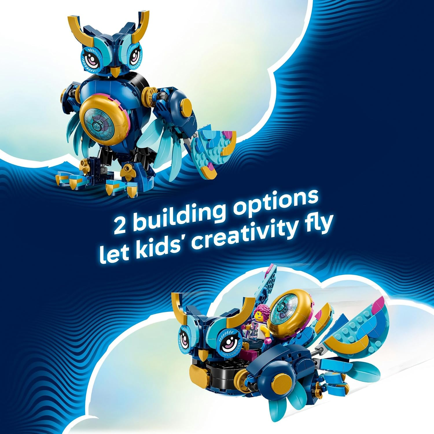 LEGO&reg; Dreamzzz&trade; Zoey&rsquo;S Time Owl 71494 Toy for Kids Aged 8 and Up, Imaginative Play Fantasy Playset with Bird and Cat Figures and Hero Minifigure, Animal Birthday Toy for Girls and Boys image number 6