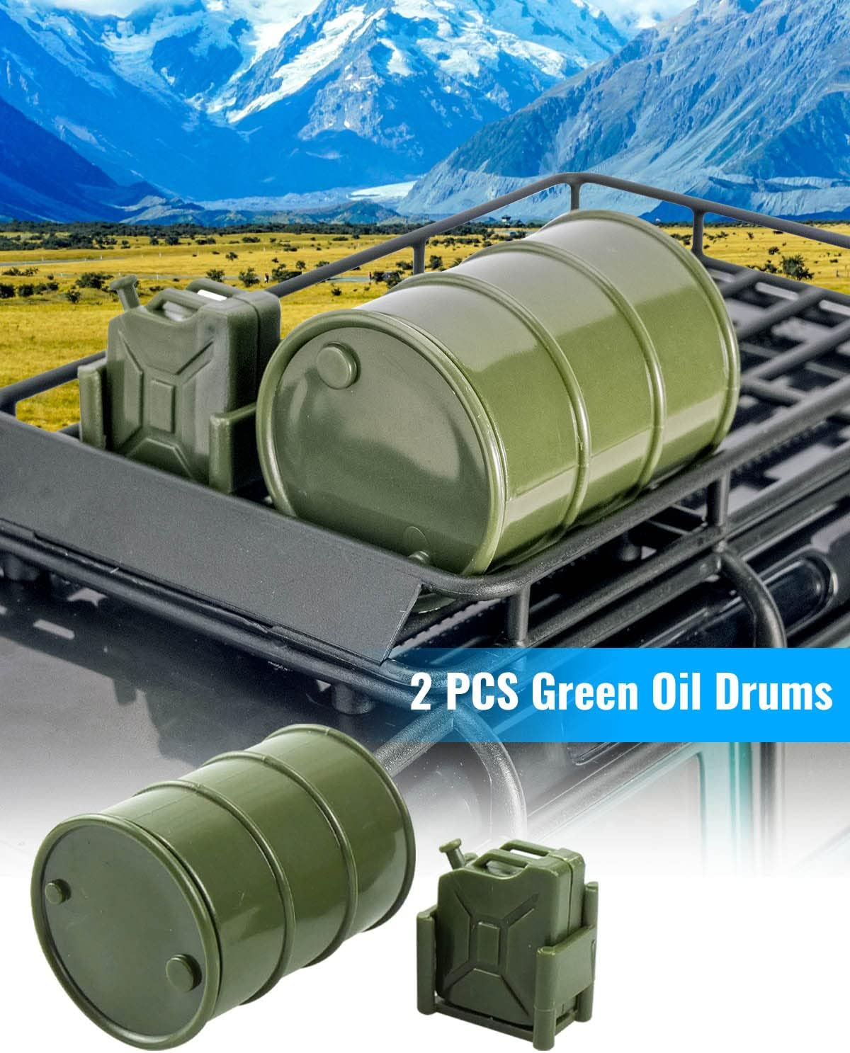 1/24 1/18 RC Crawler Accessories Fit for 1/18 TRX4M 1/24 Axial SCX24 (12Pcs Army Green) image number 4