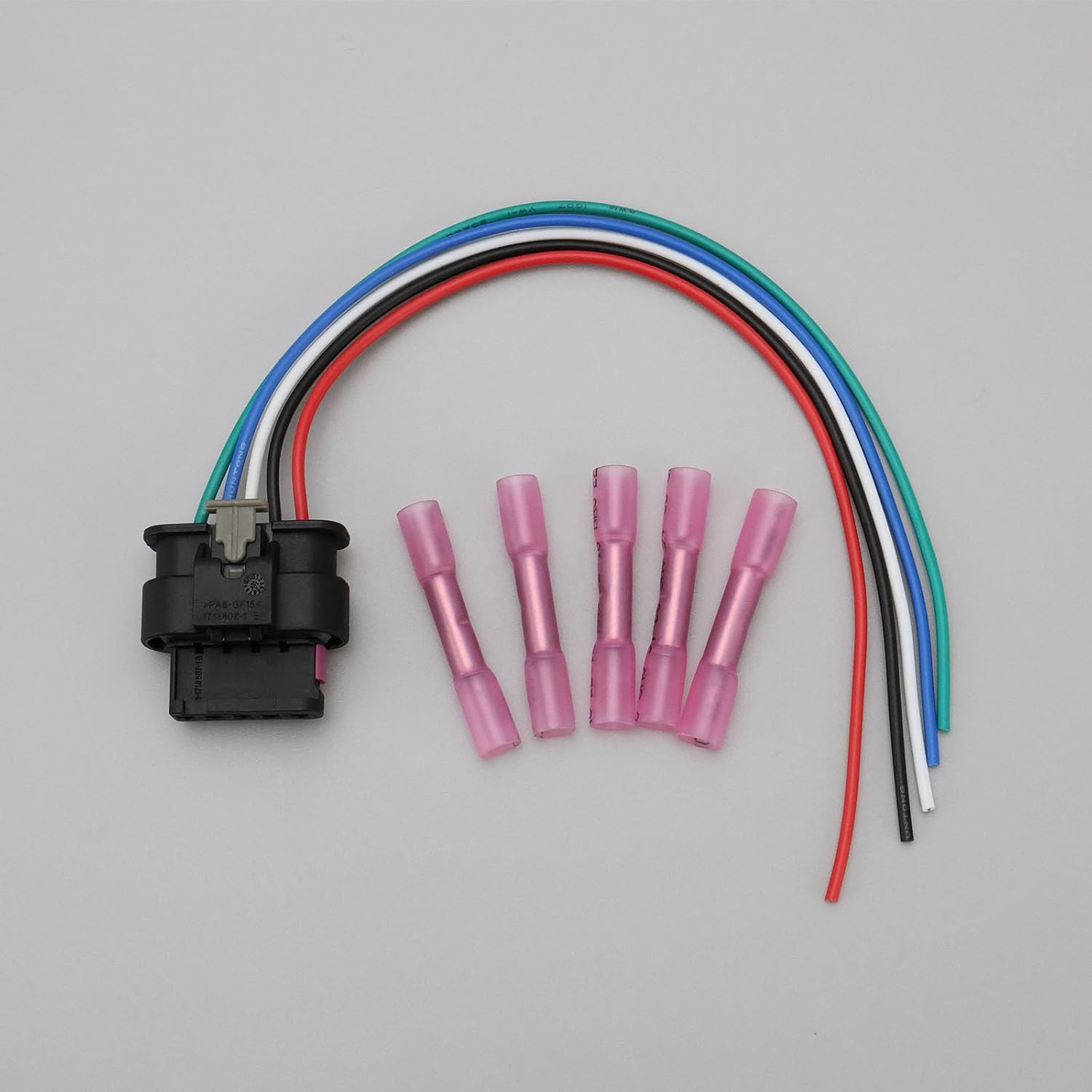 SING F LTD Car 5 Pin Mass Air Flow Meter Sensor Connector Replacement Part 4F0973705 Auto Electric MAF Sensor Harness Compatible with VW Compatible with Audi image number 6