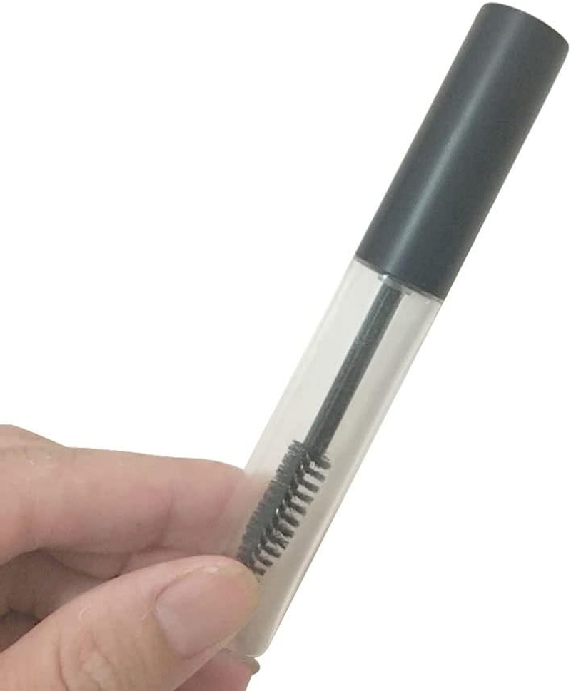 1PCS Mini Empty Eyelashes Tube Eyeliner Bottle with Brush Plugs Make up Tube Vials,Black,4Ml