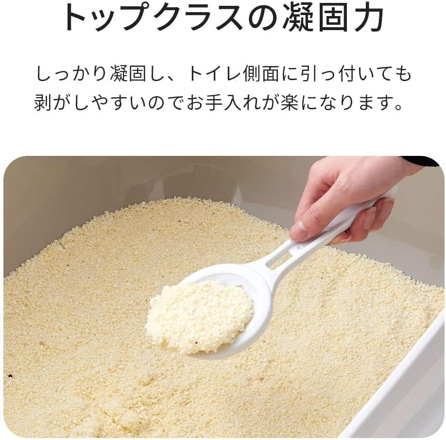 OFT Multi-Cat Large Grains 12.2 Lbs (5.9 Kg), Hardening, Unscented, Colorless, Natural Material, Grain Type, Cat Litter, Less Dust, Coagulation, Grain Size (Approx.): 0.08-0.1 Inches (2-3 Mm) image number 2