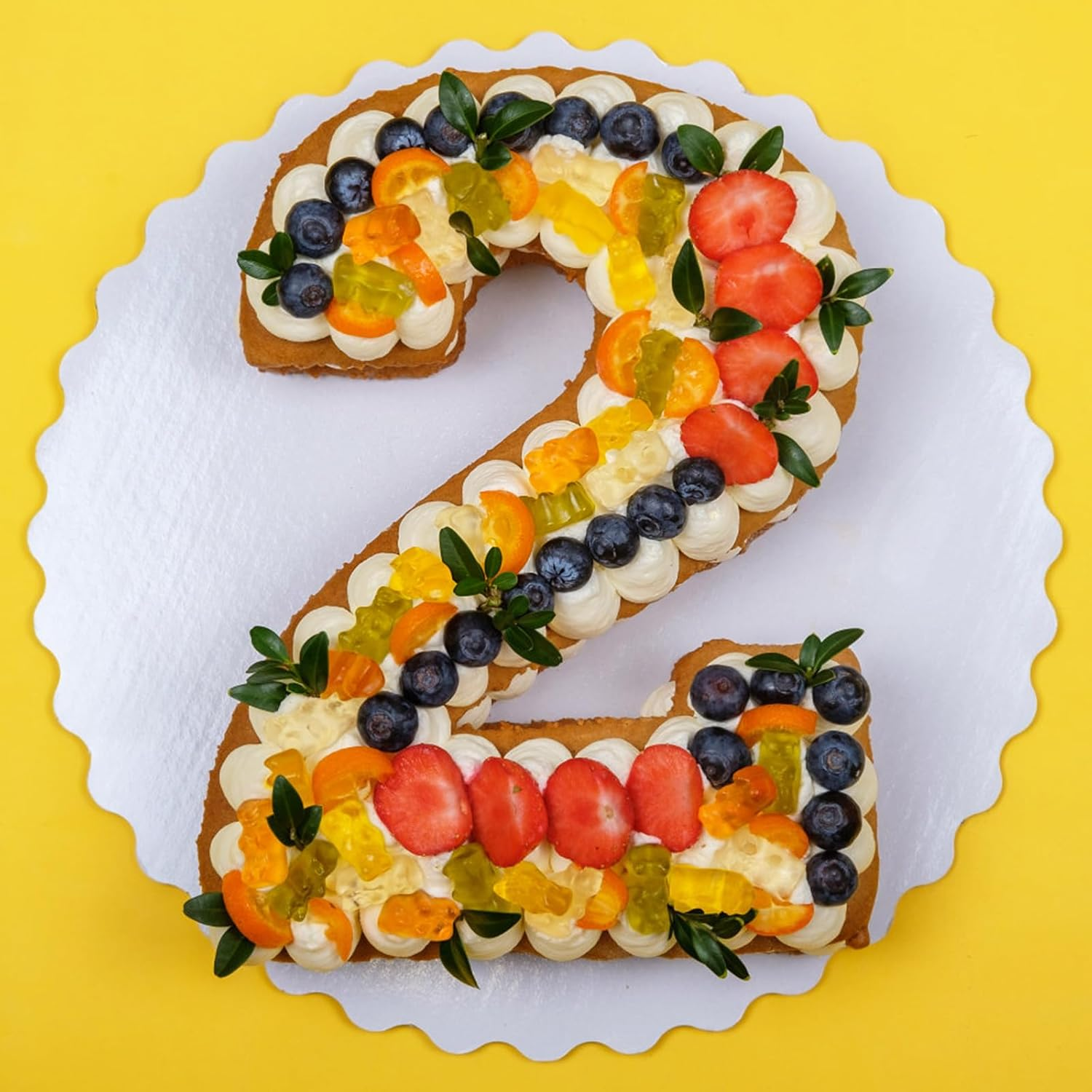 9 Piece Number Moulds for Baking, Large Baking Moulds for Numbers 0-8, Cake Moulds Set, Number Baking Cake Moulds for Wedding, Birthday, Anniversary, Number Baking Moulds for Cake Decoration image number 4