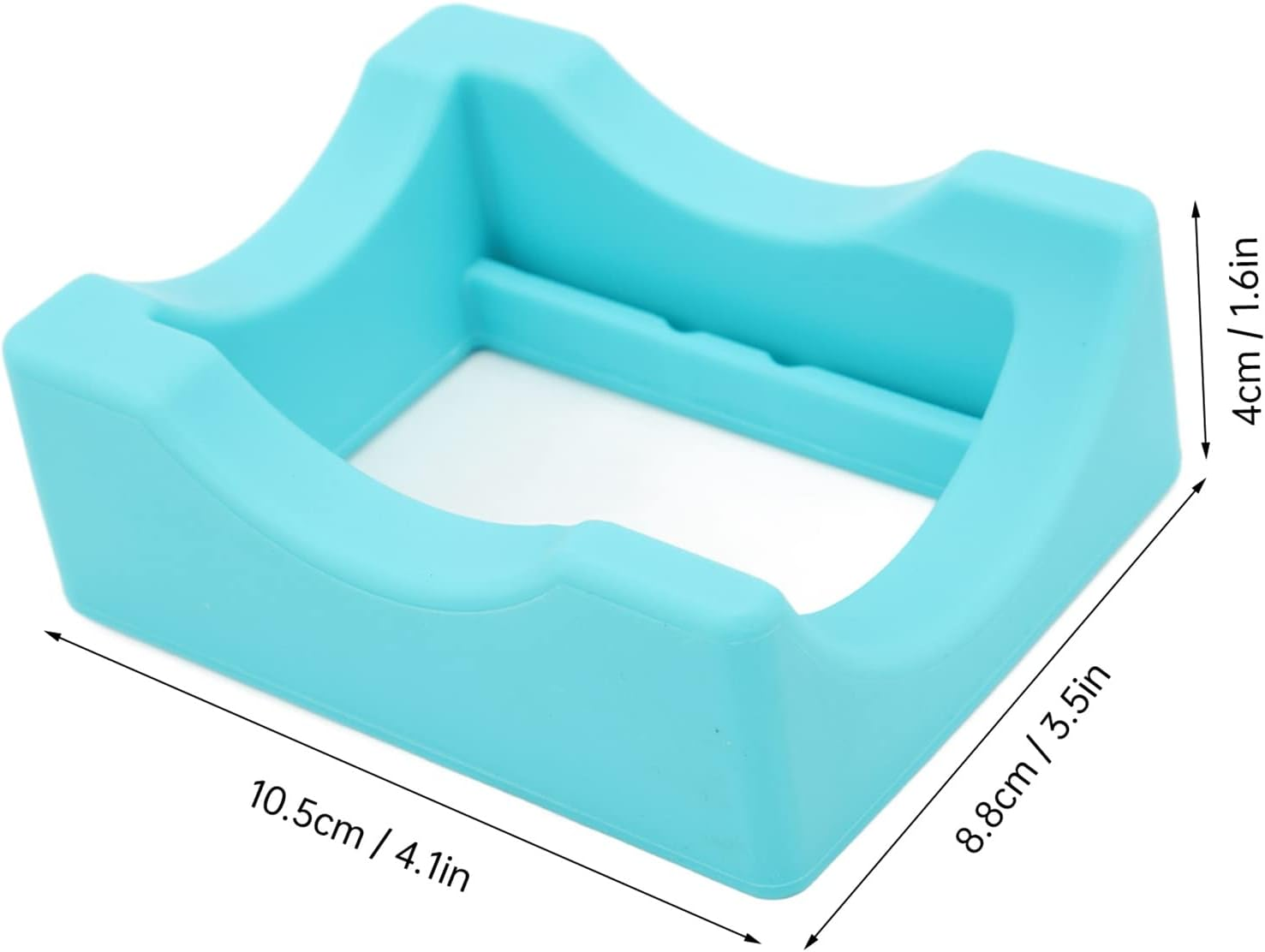 Silicone Cup, Non Slip Cup for Crafting Portable Tumbler Holder for Crafts Silicone Cup Cup Holder with Built in Slot for Decals on Cups and Bottles (Blue) - Pink image number 3