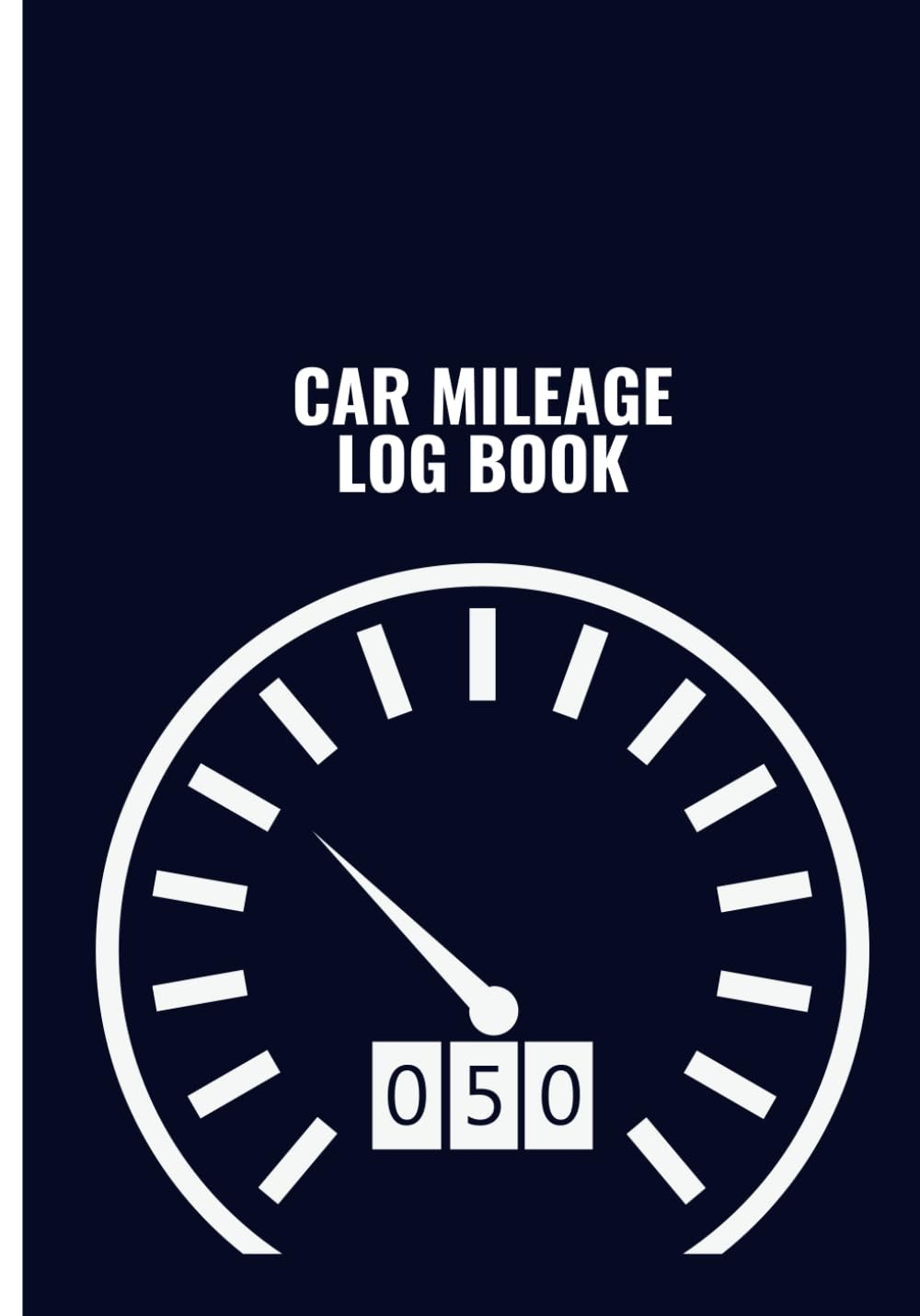 Car Mleage Log Book: Size 7X10
