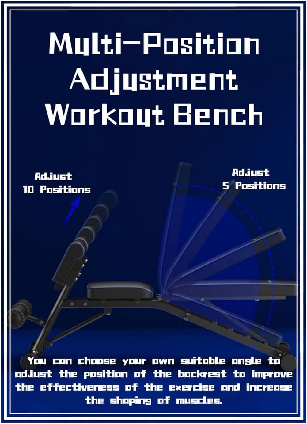 Bench Press Weight Bench Multifunctional Dumbbell Bench Press Hyperextension Roman Chair Ab Workout Equipment for Home Gym Loads 880Lbs image number 2