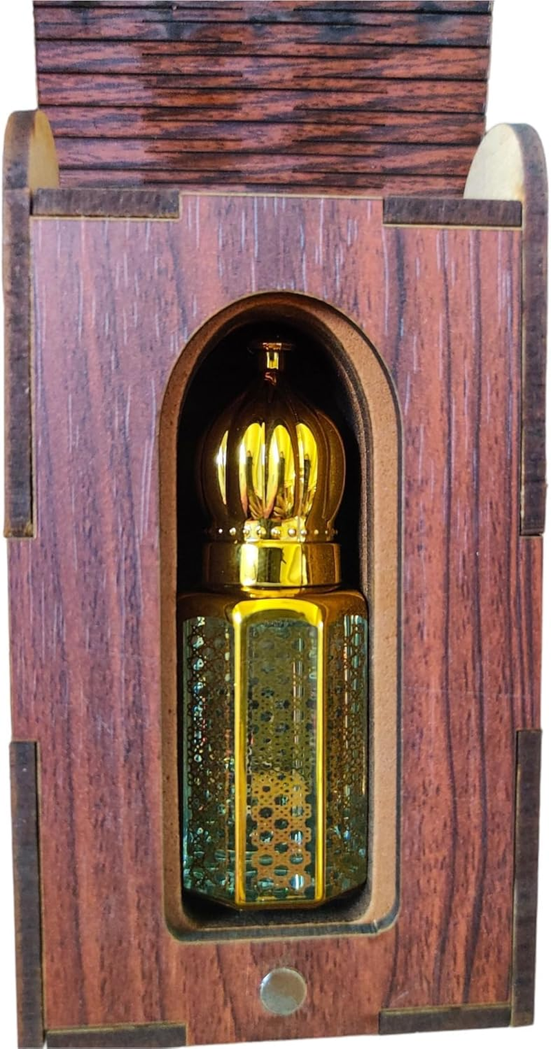 LEVENMOOI IMPRESSION Wooden Attar for Suitable for Daily Uses,Occasions & Parties Long Lasting Fragrance Roll on Perfume Oil Leak Proof Available in Travel Size for Unisex 3ML