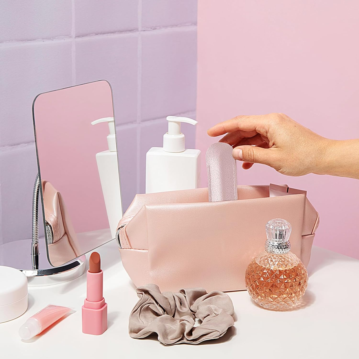 2 Pcs Glass Cuticle Pusher, Dual Ended Cuticle Remover Tool, Cuticle Trimmer Manicure Stick with Leather Case, Fingertip Precision Filing Cuticle Remover Tools for Nail Salons, Home image number 5