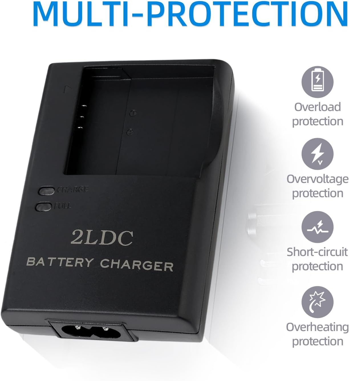 CB-2LD CB-2LDC CB-2LF Battery Charger for NB-11L NB-11LH Battery Compatible with Canon Powershot ELPH 110 130 340 350 360 HS, A2300 A2400 A2500 A2600 A3400 A3500 A4000 Is, IXUS 160 162 185 240 285 HS image number 5