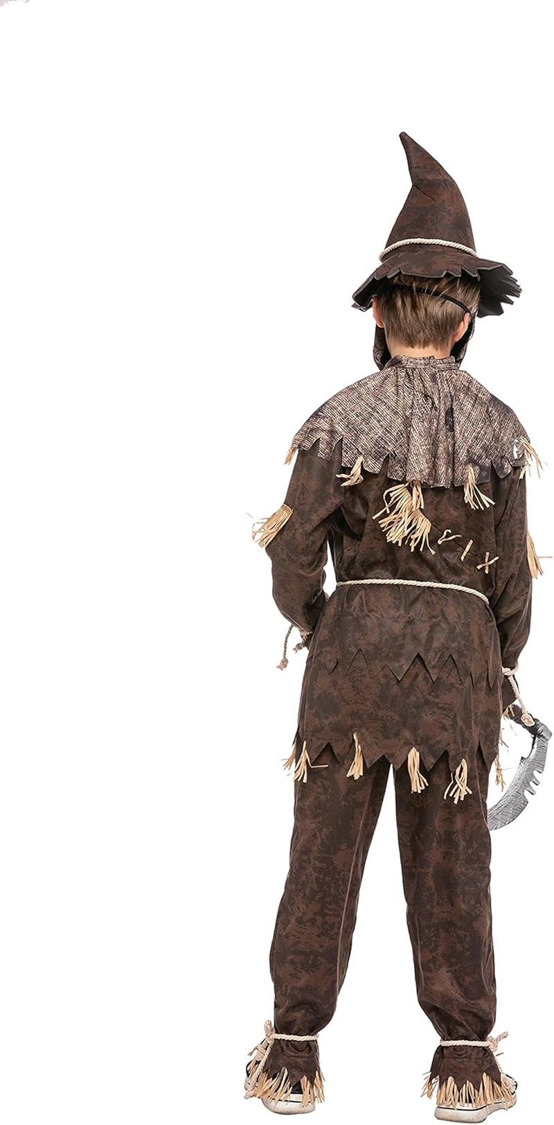 Spooktacular Creations Halloween Boys Wicked Scarecrow Costume, Kids Scary Scarecrow Dress-Up for Role-Playing image number 4