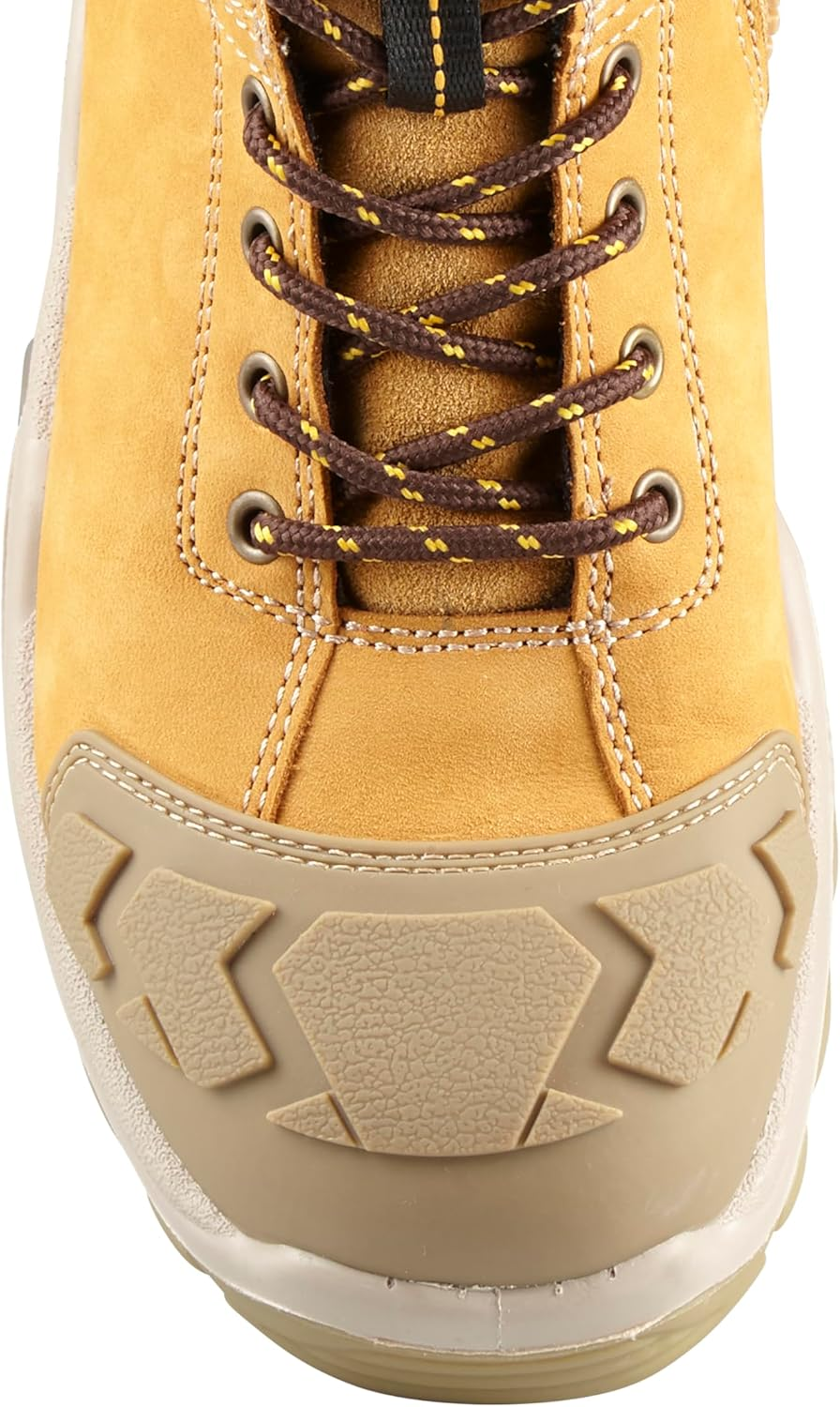 Dewalt Ashton Pro Mens Safety Boots - Full Grain Nubuck Leather Desert Steel Toe Boots with Side Zip and Anti-Slip Outsole - Non Slip Ankle Work Boots image number 5