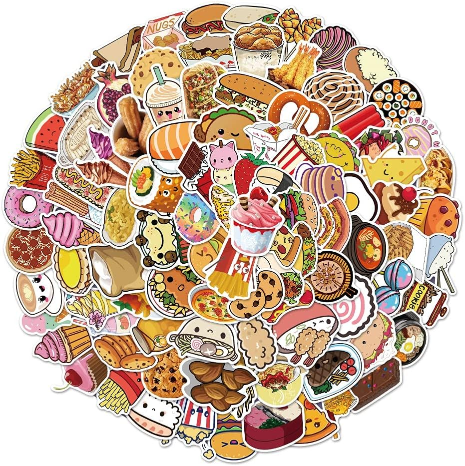 Stickers, Mixed Theme Vinyl Cute Stickers, Laptop Stickers for Water Bottles Skateboard, Waterproof Stickers for Teens Girls&Boys, Gifts for Kids