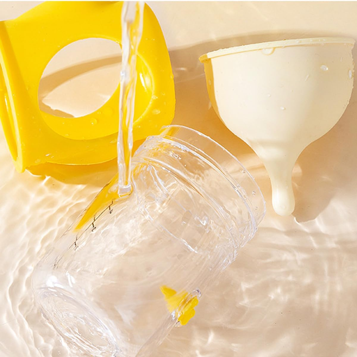 AIMALL 1 Silicone Pet Feeding Bottle with Anti-Choking Valve and Visual Scale for Newborn Puppies and Kittens 20Ml or 80Ml Sizes - 20Ml-Pink image number 2