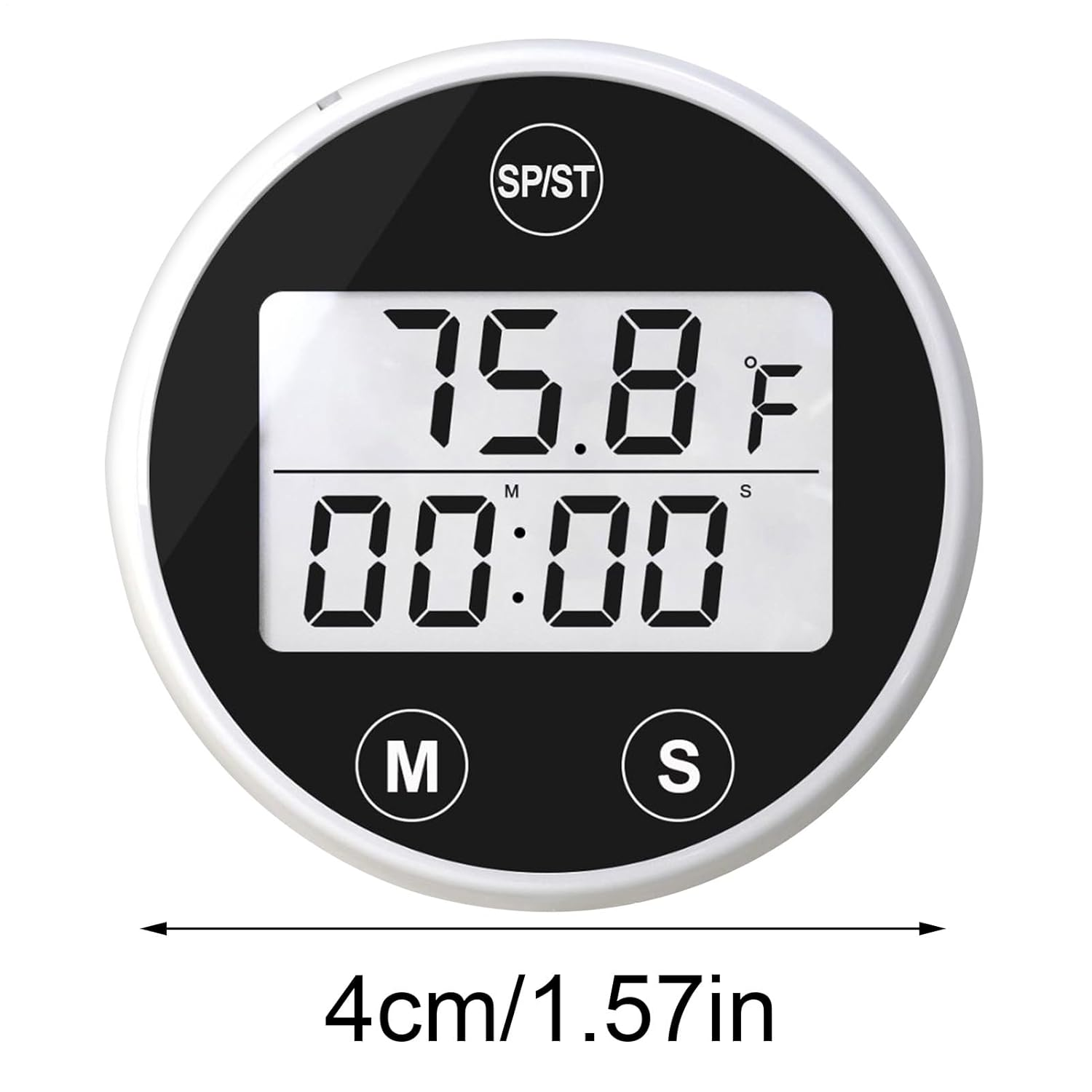 Floating Water Thermometer - Pond and Hot Tub Gauge with Alarm | Easy-Read Floating Temperature Sensor with Timer, Waterproof Design for Pool Spa Bath Outdoor Water Monitoring, 1.57 Inches image number 5