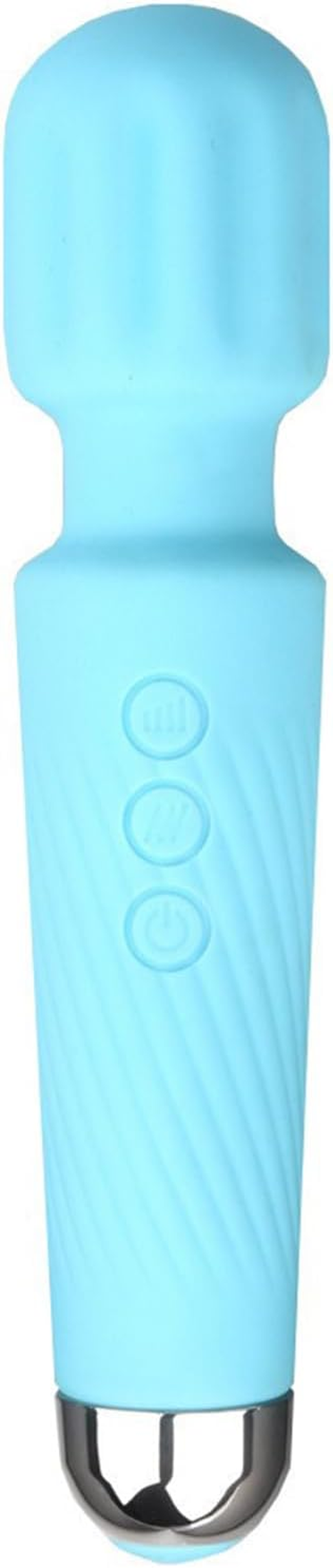 Women Vibrator,Adult Sex Toy Wand, G Spot Dildo, Clit Vibrator, Sex Vibrators,Clitoris Stimulation,With 8 Speeds & 20 Patterns, Quiet,Fully Waterproof,Vibrating Wand for Her Pleasure (Blue)