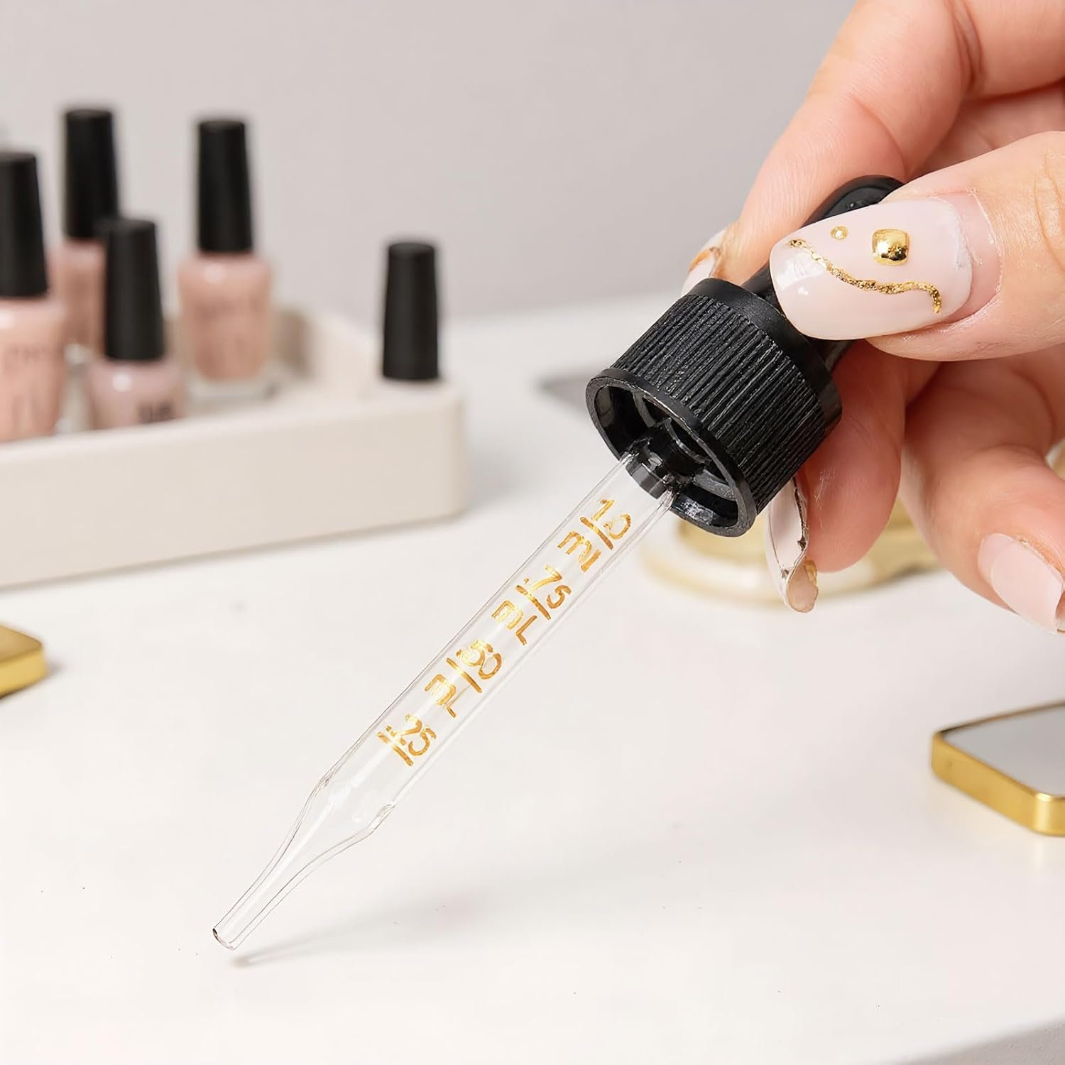 Glass Dropper Bottles 2 Pcs 100Ml Amber Refillable Dropper Bottle with Measured Eye Dropper for Essential Oils Perfume Travel Storage Leralsta image number 1