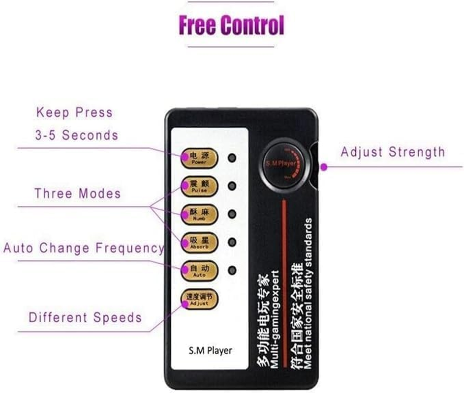 Electric Penis Rings Extender Enlarger Enhancer Electric Shock Cock Penis Rings for Adult Men Sex Toys image number 3