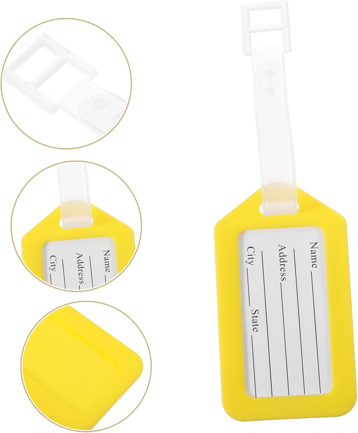 ANDRESLAD Luggage Tag Id Suitcase Tag Luggage Cute for Traveling Name Holder Holder Attachment image number 2