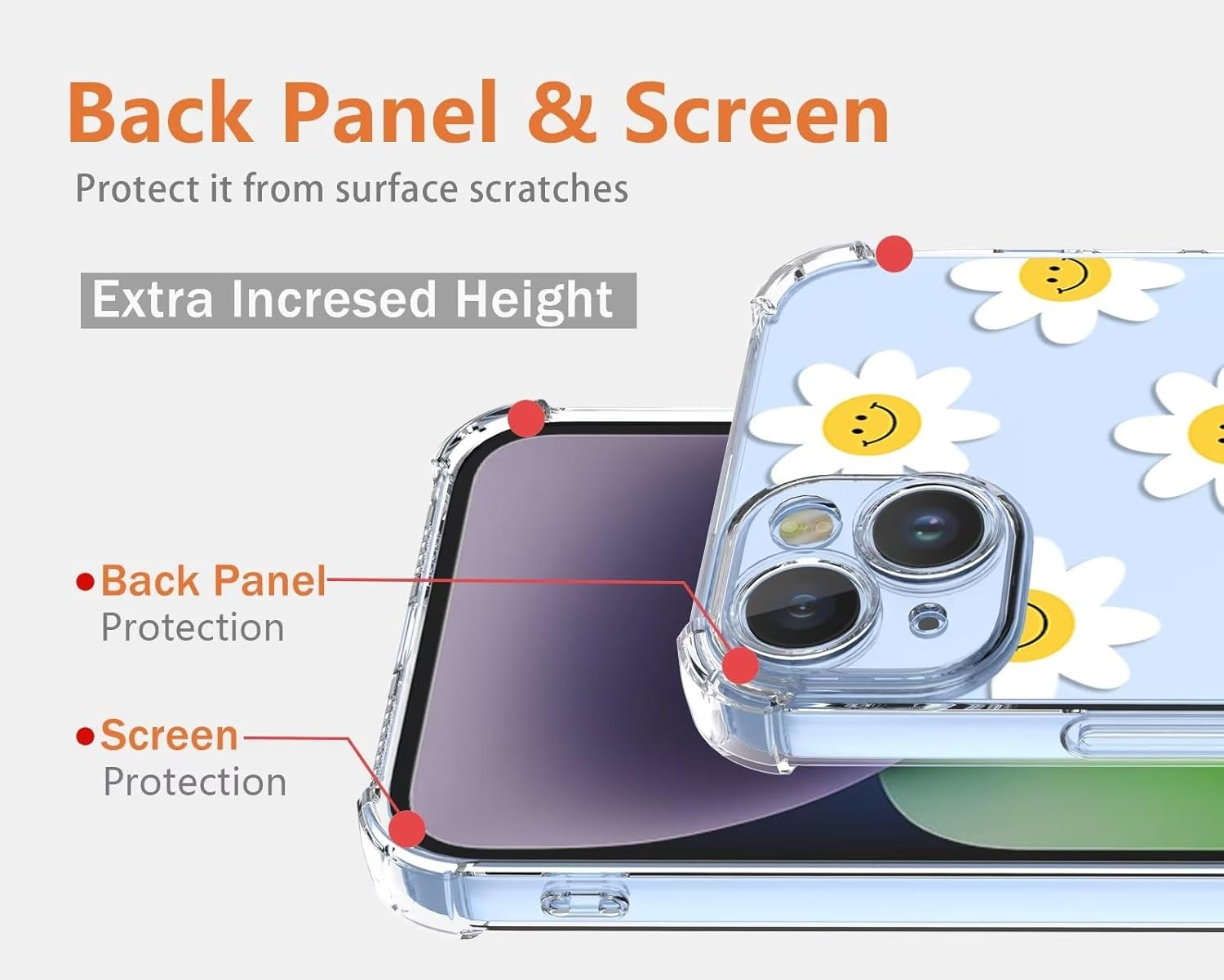 ATISIJIE Silicone Case for Oppo A52 with Shockproof Protective Corners, Thin Soft Protective Case, Flexible TPU Scratch-Resistant Case Cover-A04