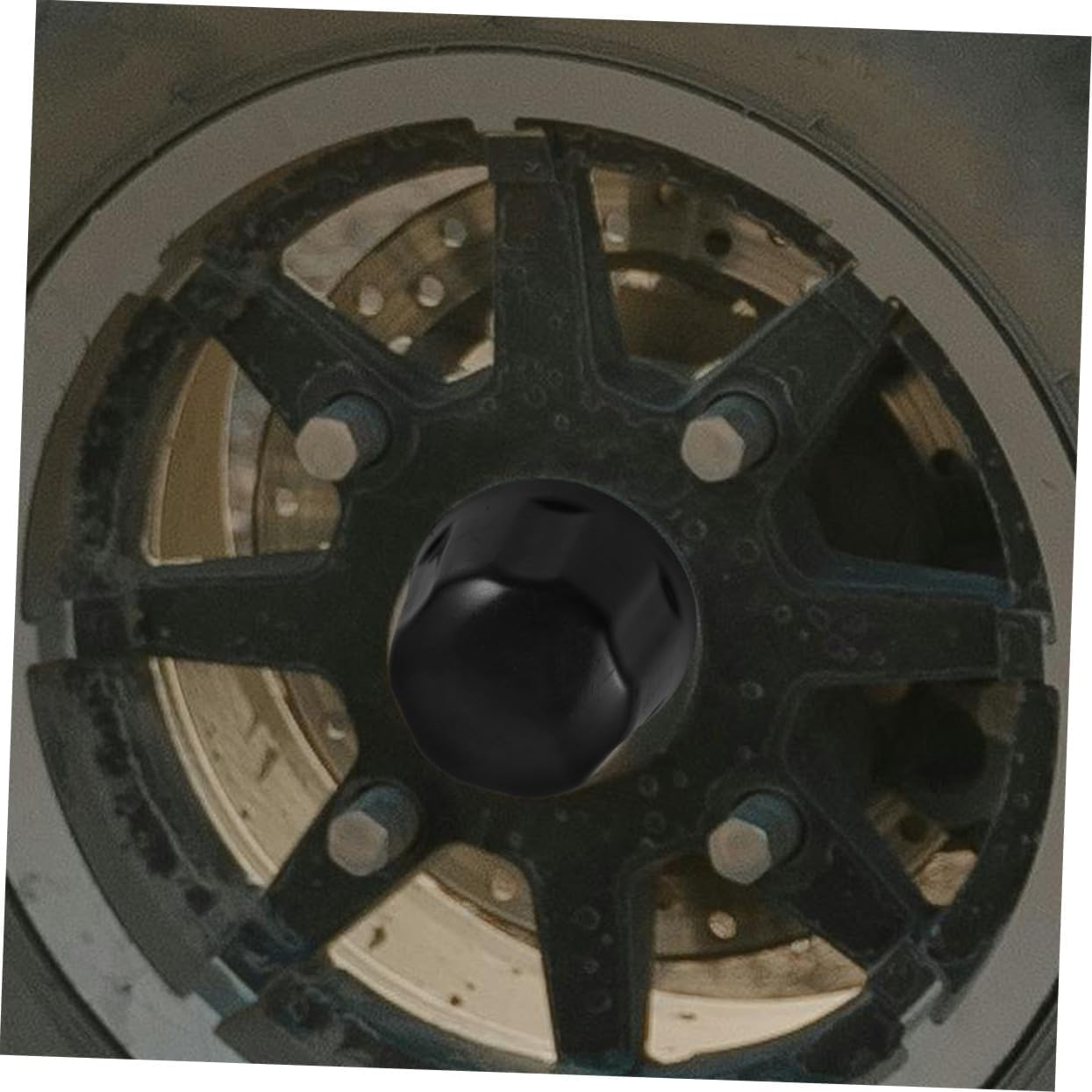 EXAOMBLE 5Pcs Rubber Wheel Center Hub Caps Easy Installation Bearing Protectors for ATV Trailer and Car Wheels Dust Cover Accessories image number 6