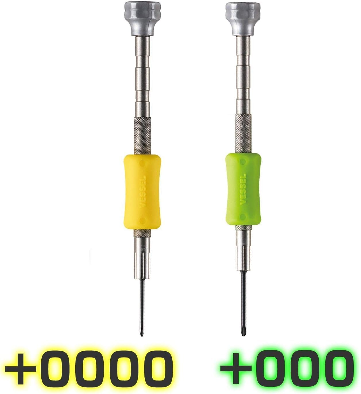 Vessel Precision Screwdriver Set for Small Screws, 6-Piece Set +0, +000, +000, +0000, -0.7, -0.9 TD-56S image number 2