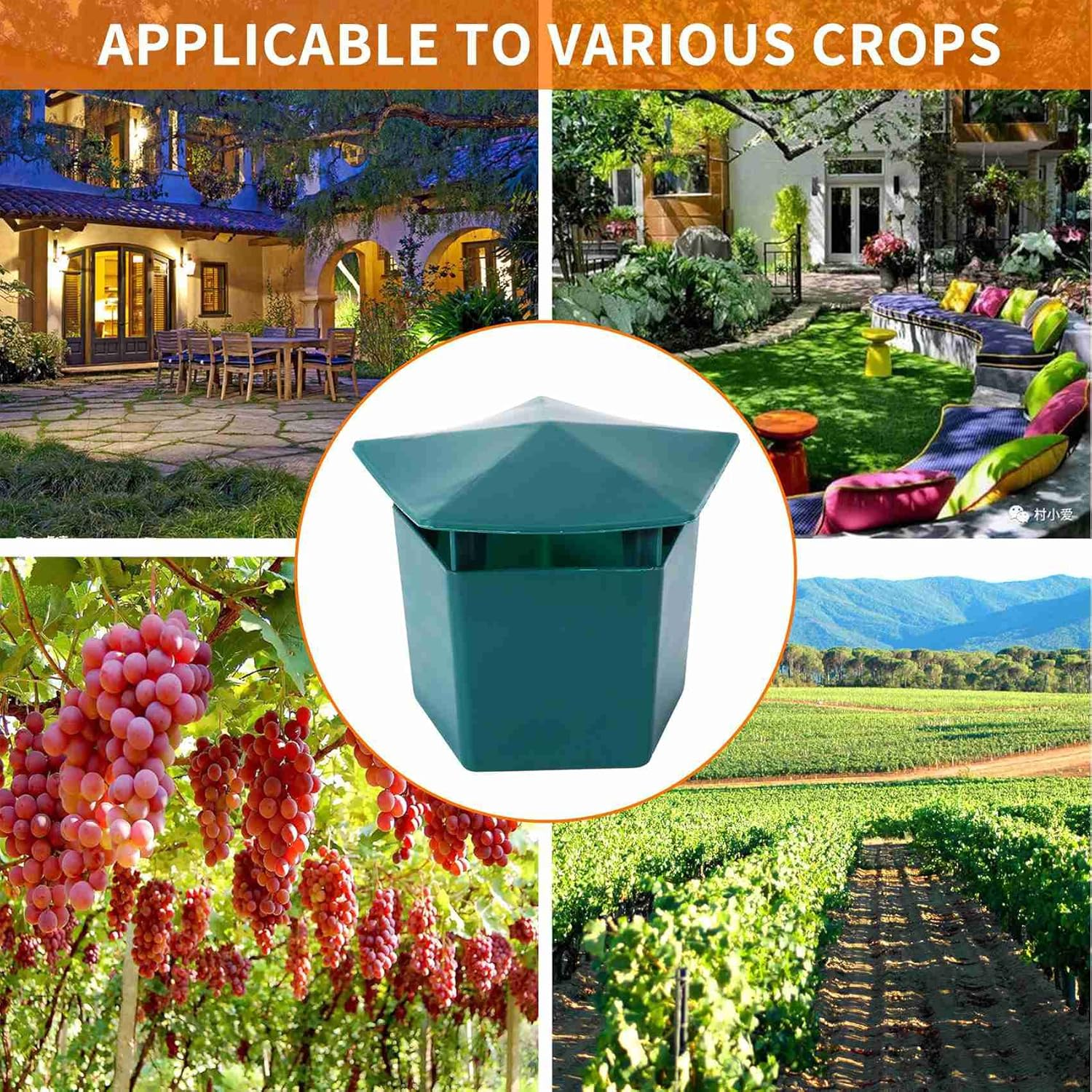 Jevina 8 PCS Beer Traps for Sugs,Beer Snail Traps -Friendly to Catch Slugs Snails Catcher, Safe and Pets image number 5