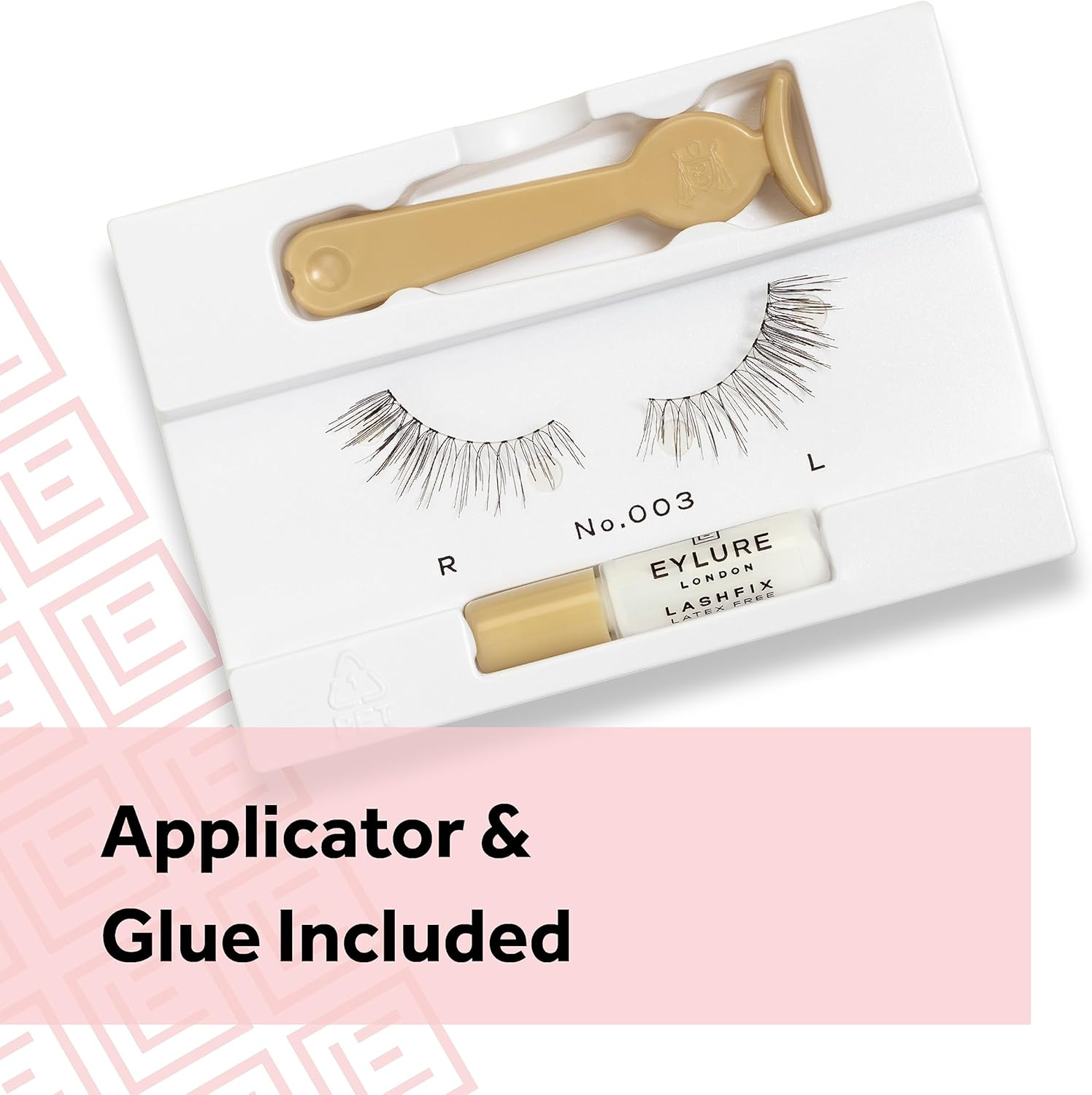 Eylure 3/4 Length Lashes No.003 - Black image number 5