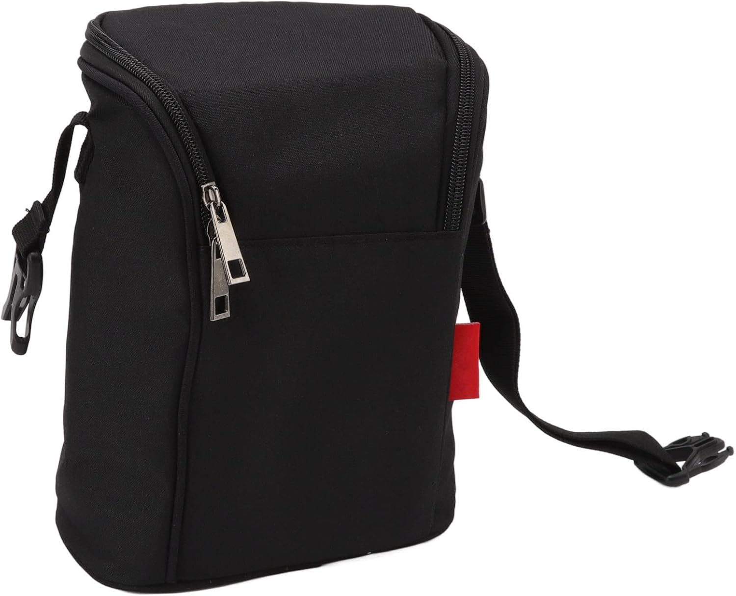 Insulated Baby Bottle Bag, Waterproof Nylon Insulated Bottle Bag, Baby Bottle Cooler Tote Bag, Thermal Bag Bottle Storage Bag, Breastfeeding Essential, Baby Bottles Milk (Black) - Black image number 4