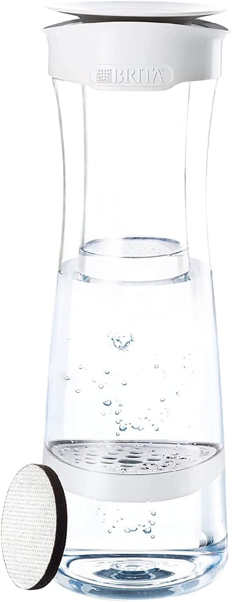 Brita Water Purifier, Carafe, Filtered Water Capacity: 0.1 Gal (0.34 L), Total Capacity: 0.4 Gal (1.3 L), Includes 1 Microdisk Cartridge image number 2