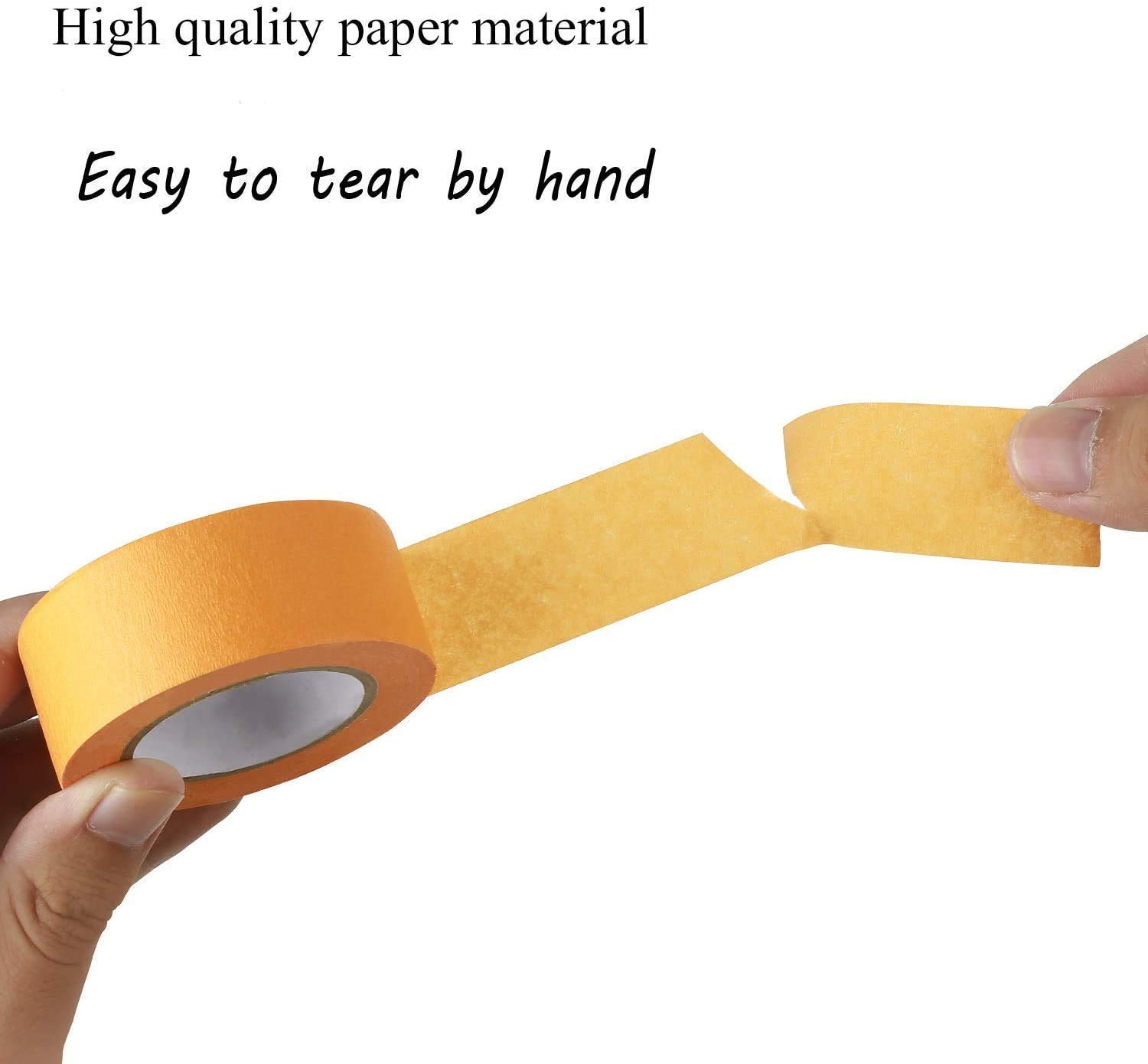 AUTENS Colored Masking Tape 6 Pack 1 Inch X 13 Yards (2.4Cm X 12M) Colorful Paper DIY Decorative Stickers Tape Fun Rainbow Masking Tapes for School, Office, Home, Arts & Crafts, Labeling, Coding image number 2