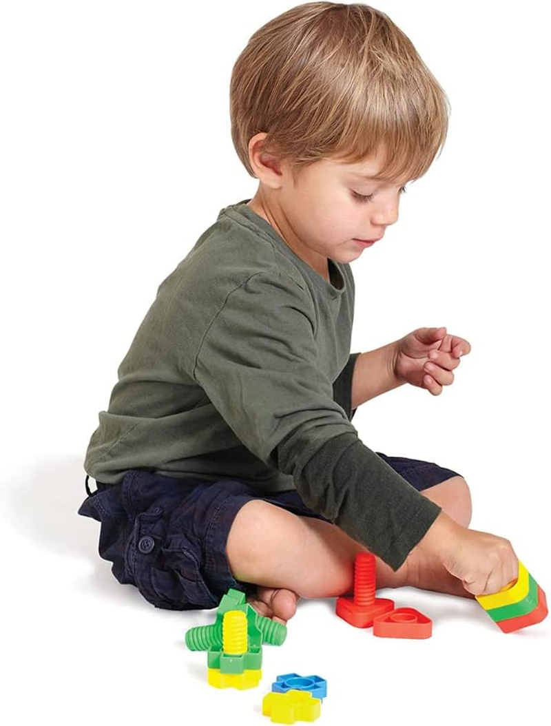 Cr&eacute;ative Toys - Screws and Bolts 48 Pieces + 8 Plugs for Help with Construction image number 3