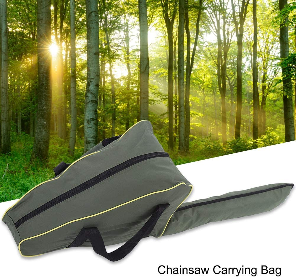 Chainsaw Carrying Bag, Long Zipper Design Chainsaw Case Bag 36.22 X 11.42 X 8.66Inch Chainsaw Protective Box for Outdoor for Lawn(Green) image number 3