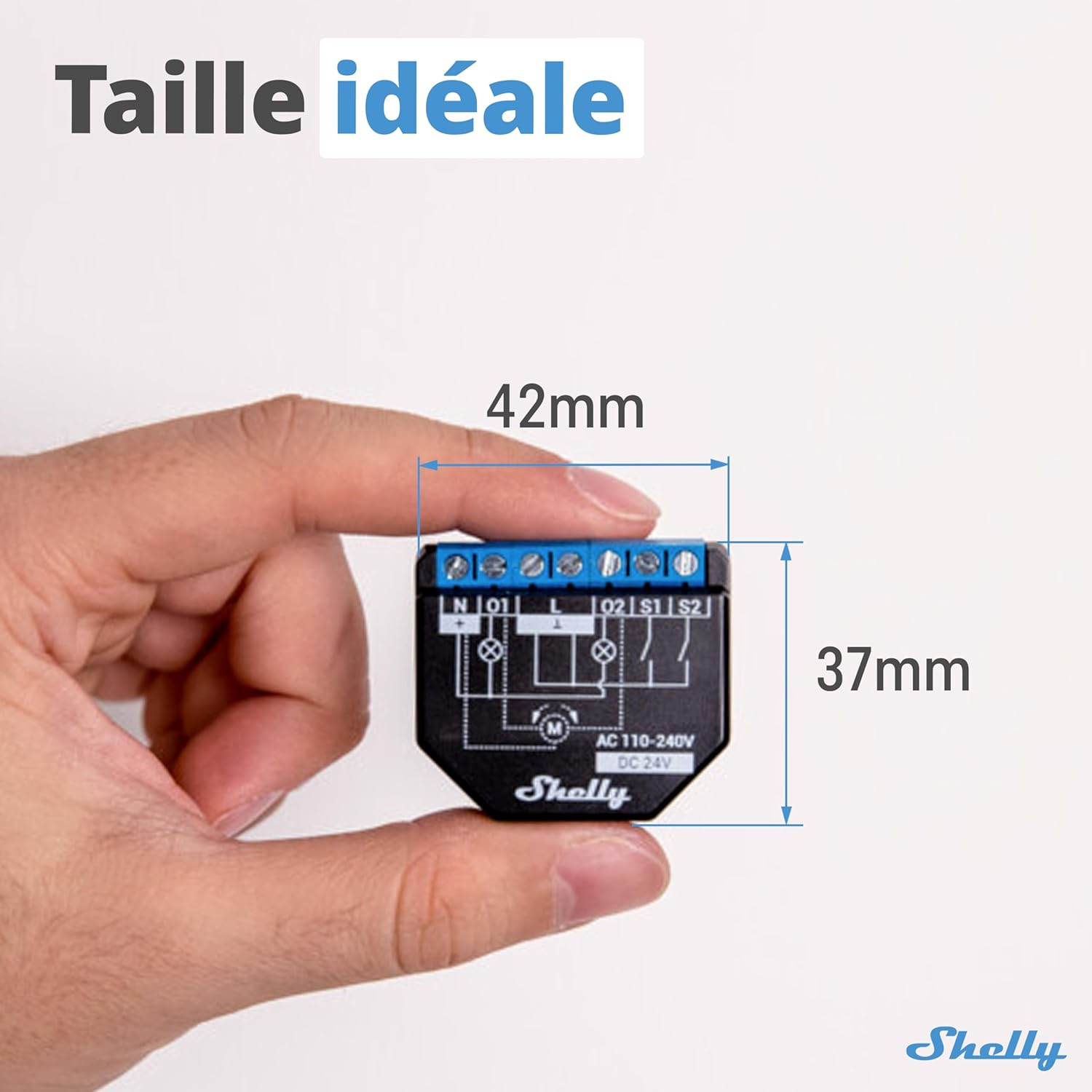 Shelly plus 2PM (16A) - 4 Pack | Wifi & Bluetooth 2 Channels Smart Switch with Power Metering | Home Automation | Roller Shutter Remote Control | Alexa & Google Home Compatibility | Ios Android App image number 3