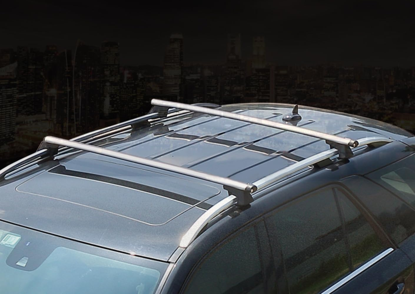 Elora Car Roof Rack Cross Bars Luggage Carrier Vehicle Lockable Adjustable 125Cm image number 3