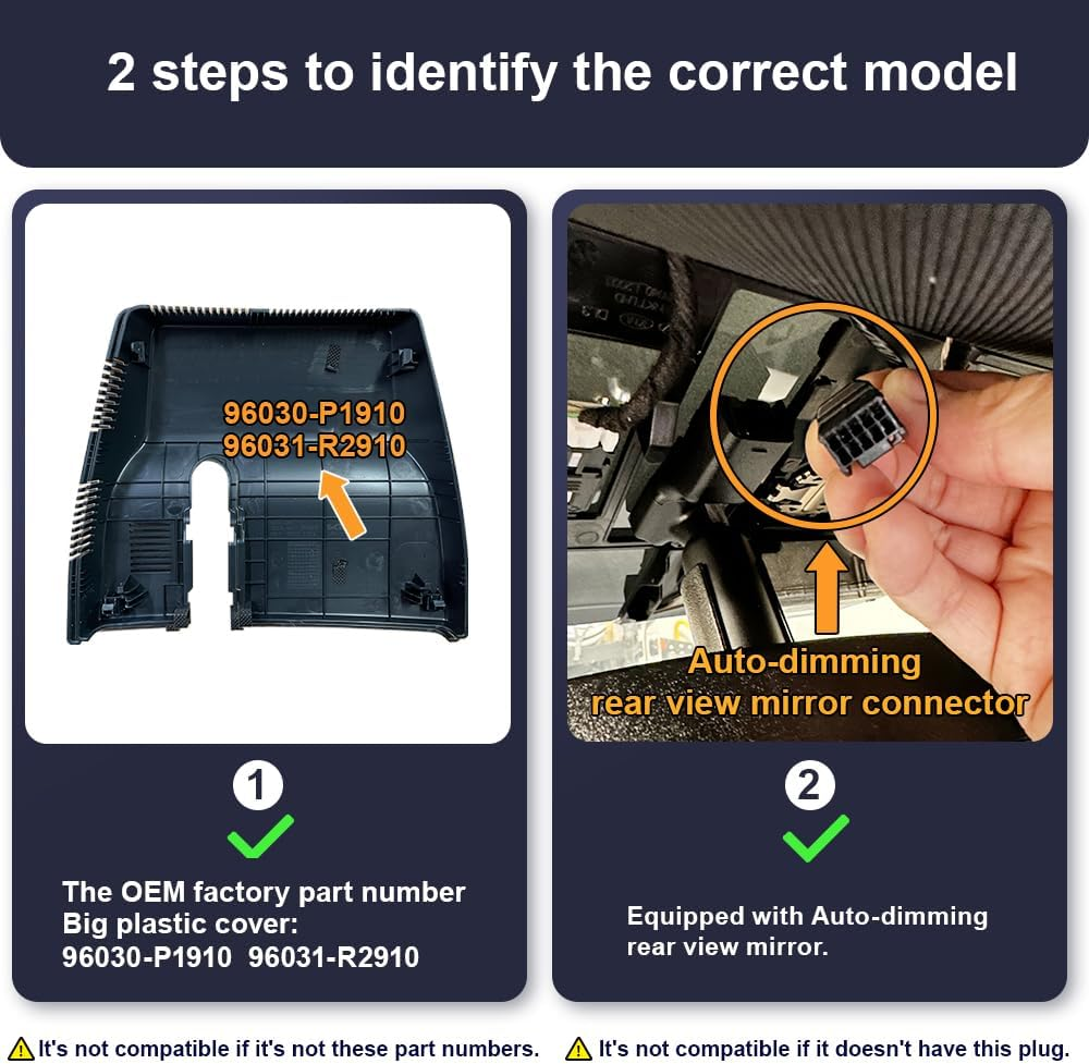 Fitcamx 4K Dash Cam Adapts for Kia Sportage 2022-2025 EX LX X-Line SX X-Pro Prestige (Right Hand Drive Car), OEM Look, 2160P UHD Video Wifi, Loop Recording G-Sensor, Plug & Play, 64GB Card image number 4