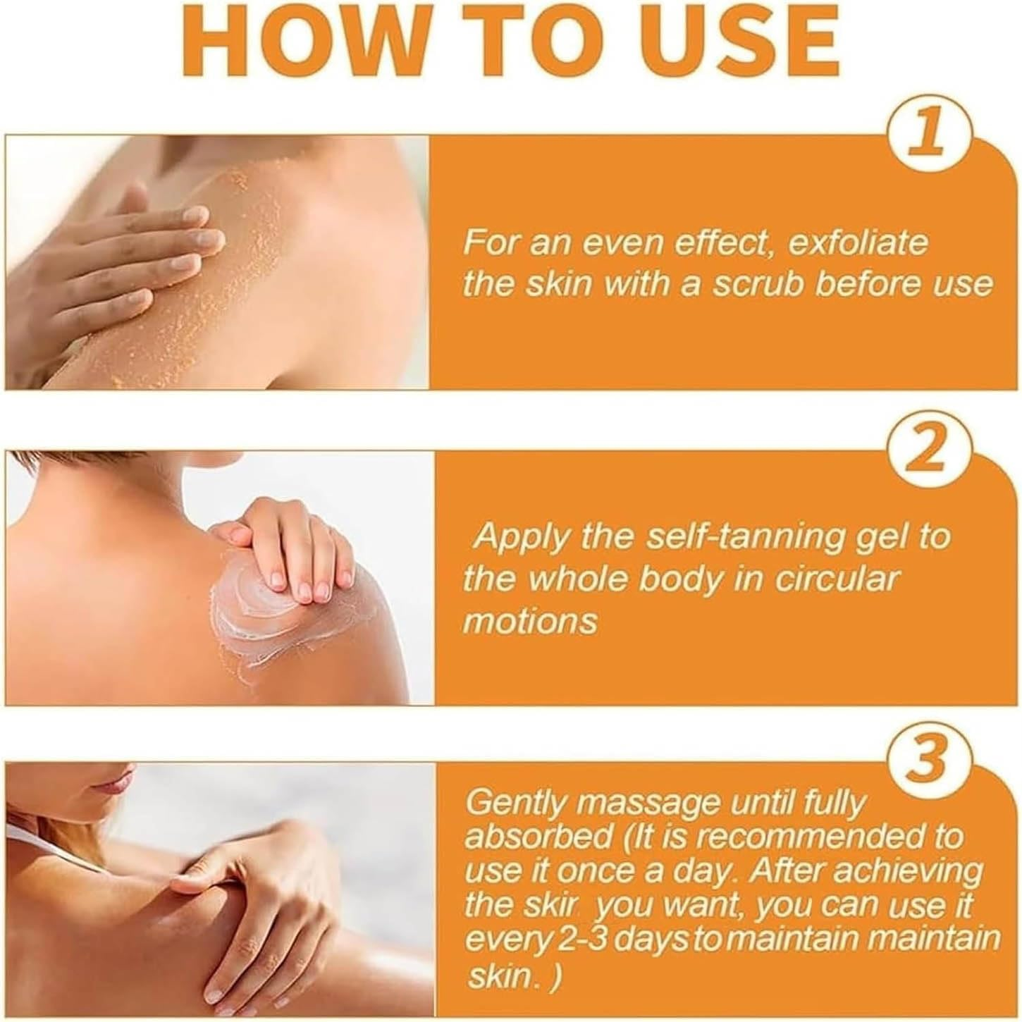 Intensive Tanning Gel,Natural Tanning Accelerator Cream Gel, Intensive Tanning Gel,Brown Tanning Gel, Dark Brown Tanning Gel for Sunbeds & Outdoor Sun