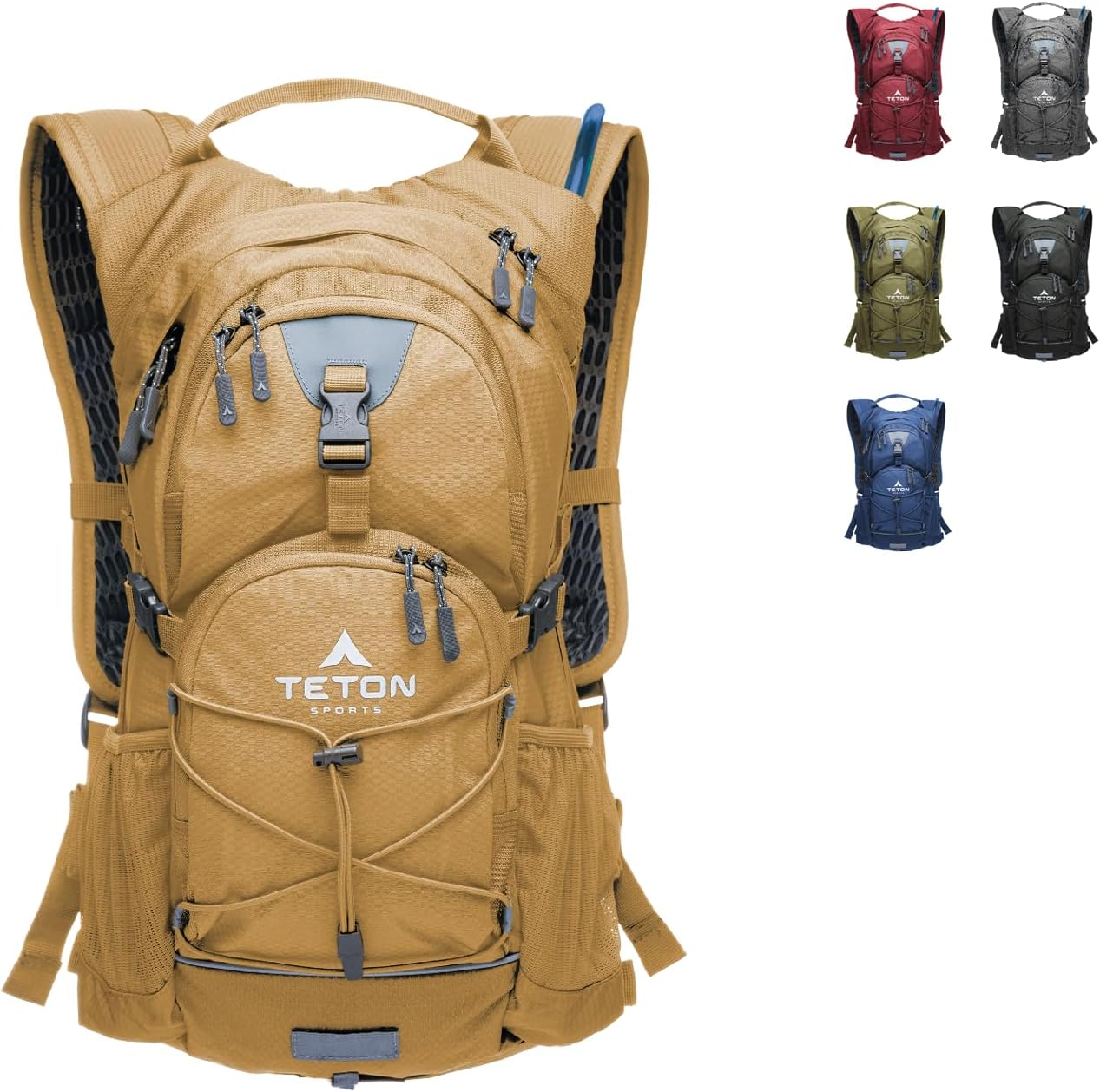 TETON Sports Oasis Hydration Backpacks&ndash; Hydration Backpack for Hiking, Running, Cycling, Biking, Hydration Bladder Included &ndash; plus a Sewn-In Rain Cover