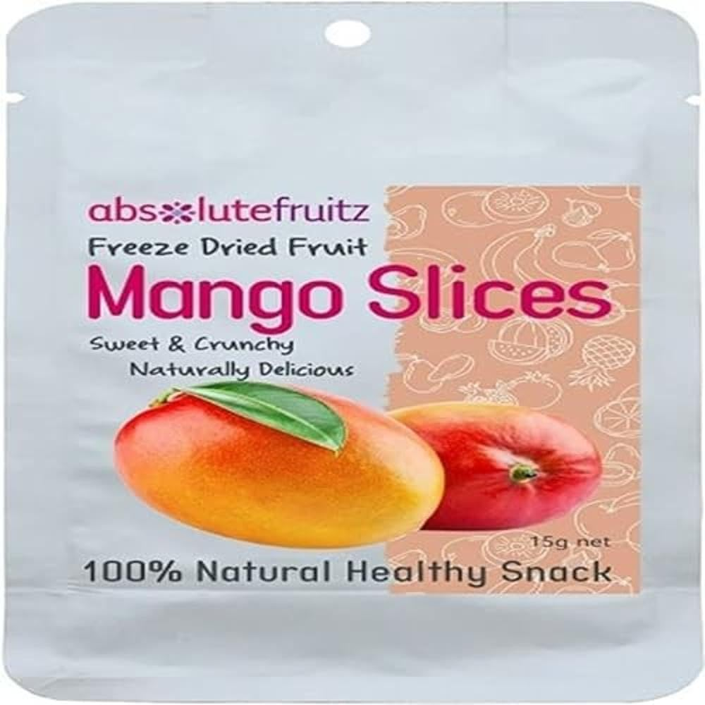 Absolute Fruitz Freeze Dried Mango Slices 15 G