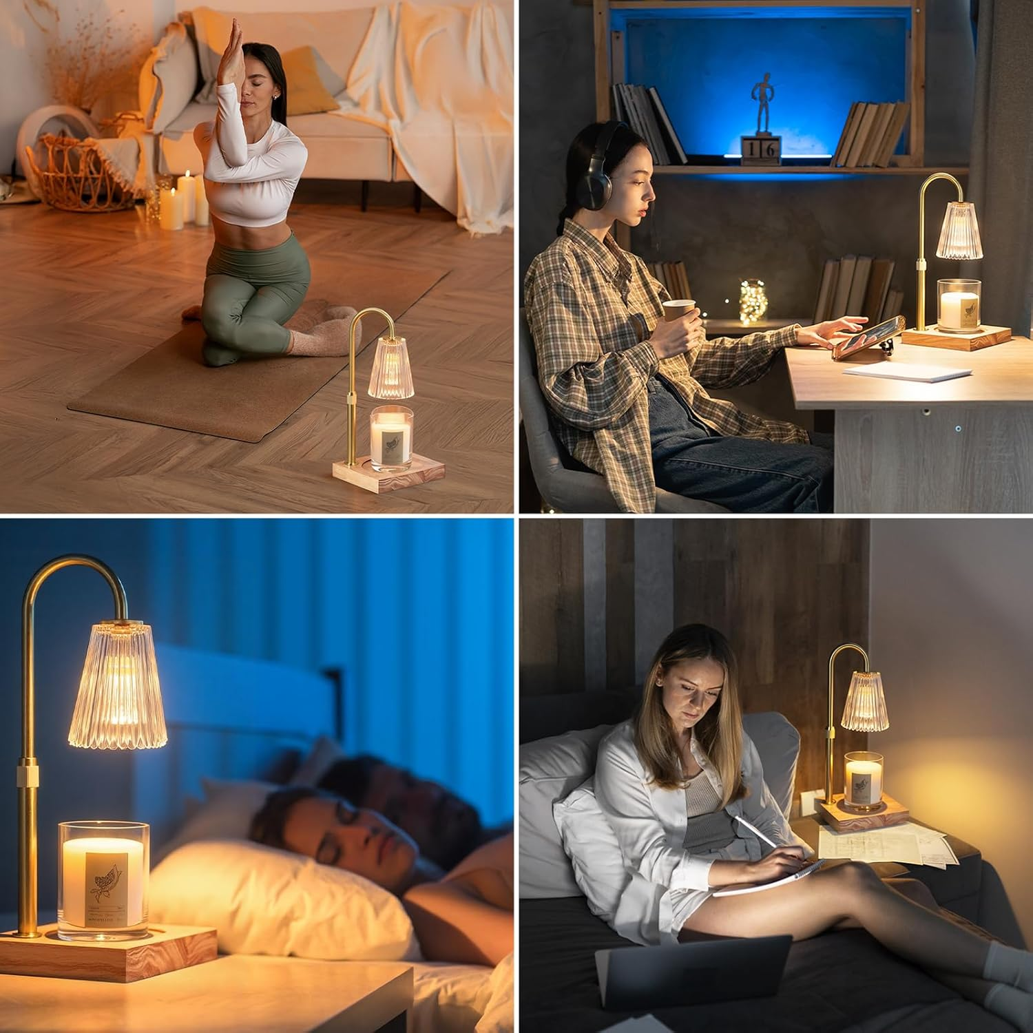 Candle Warmer Lamp with Timer & Dimmer, Adjustable Height, Birthday Gifts for Wax Melt Warmer for Scented Jar Candles, Home Decor, Mother'S Day Gfit image number 1