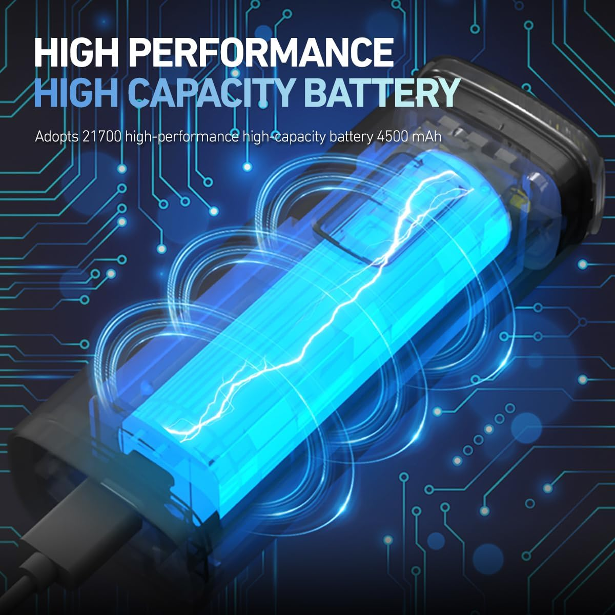 CYCLAMI Bike Light Set - 2000 Lumen USB Rechargeable Headlight 5+4 Modes, 200M Visibility, Tool-Free Mount - IPX6 Waterproof Aluminum Alloy for Mountain/Commute Biking image number 2