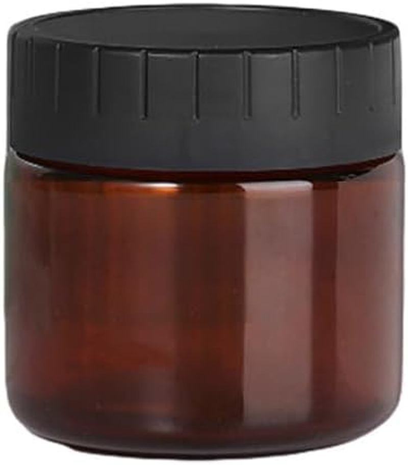 High-Quality PET Plastic Cream Bottle - 10PCS, 60ML/100ML/120ML, Double Layer Container for Cosmetic Creams, Skincare, and Lotions, Amber Brown Jar with Secure Black Lid