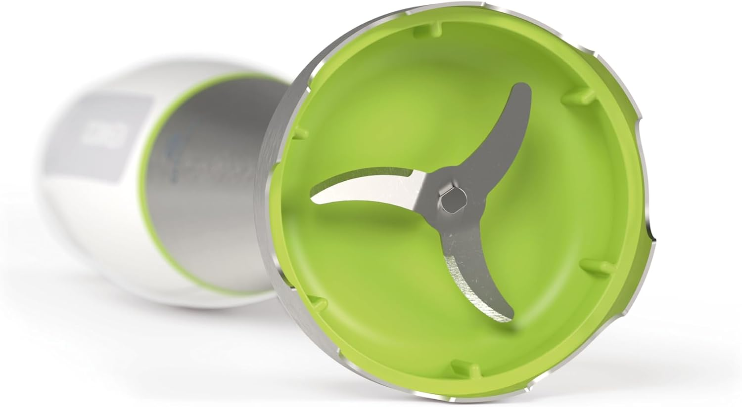 Kenwood Triblade Hand Blender HDP101WG, Stainless Steel Blade, 600W Motor with Turbo Function, Includes Beaker, White