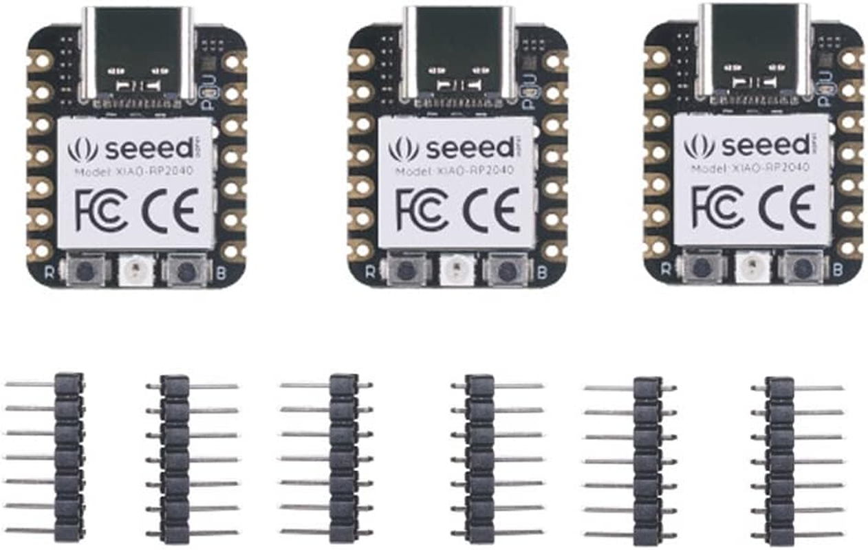 Seeed Studio XIAO RP2040 Microcontroller with Dual-Core ARM Cortex M0+ Processor, Supports Arduino, Micropython and Circuitpython with Rich Interfaces, 3Pcs. image number 4