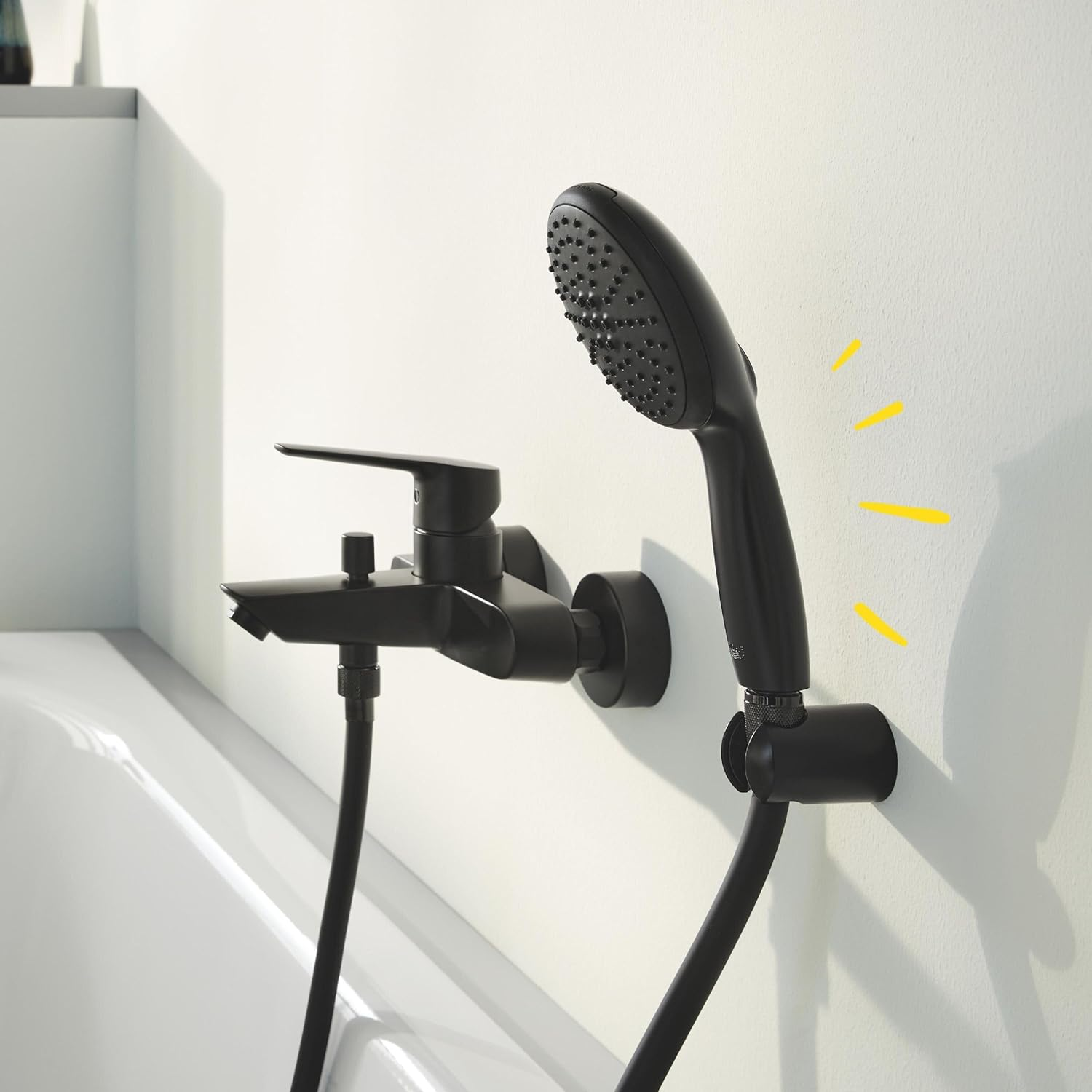 GROHE Vitalioflex Trend 287412432 Shower Hose 1.75 M Flexible Kink-Resistant Shower Hose Pressure Resistant Universal Connection No Sealing Rings Required Black image number 5