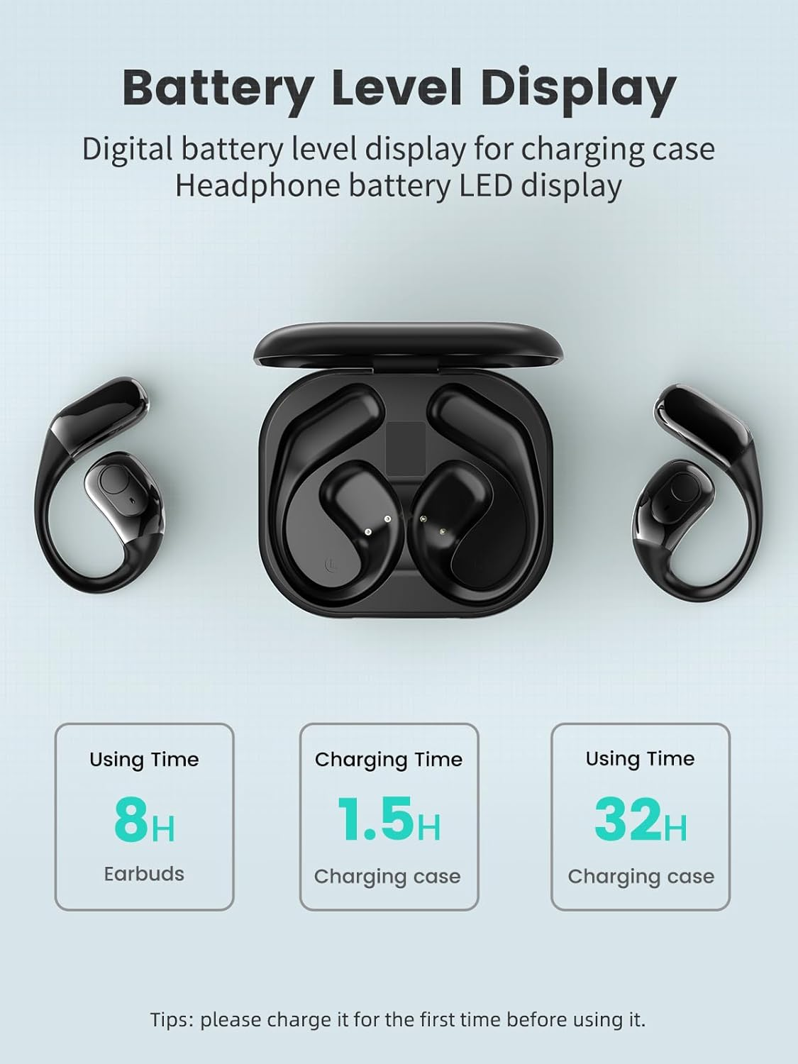 AI Translator Headphones, 144 Languages Real Time, Translation Headphones via Bluetooth 5.4, AI Headphones Translator with App, Real Time Translation Earbuds Supports Music and Answer Calls image number 2