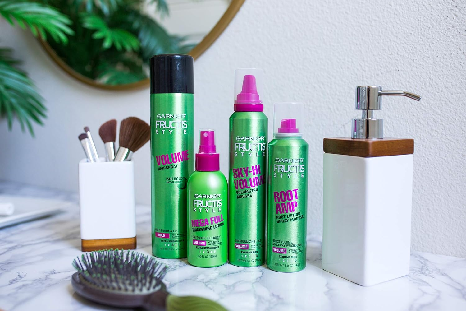 (2 Count, Anti-Humidity Hairspray) - Garnier Hair Care Fructis Style Volume Anti-Humidity Hairspray, 2 Count image number 3